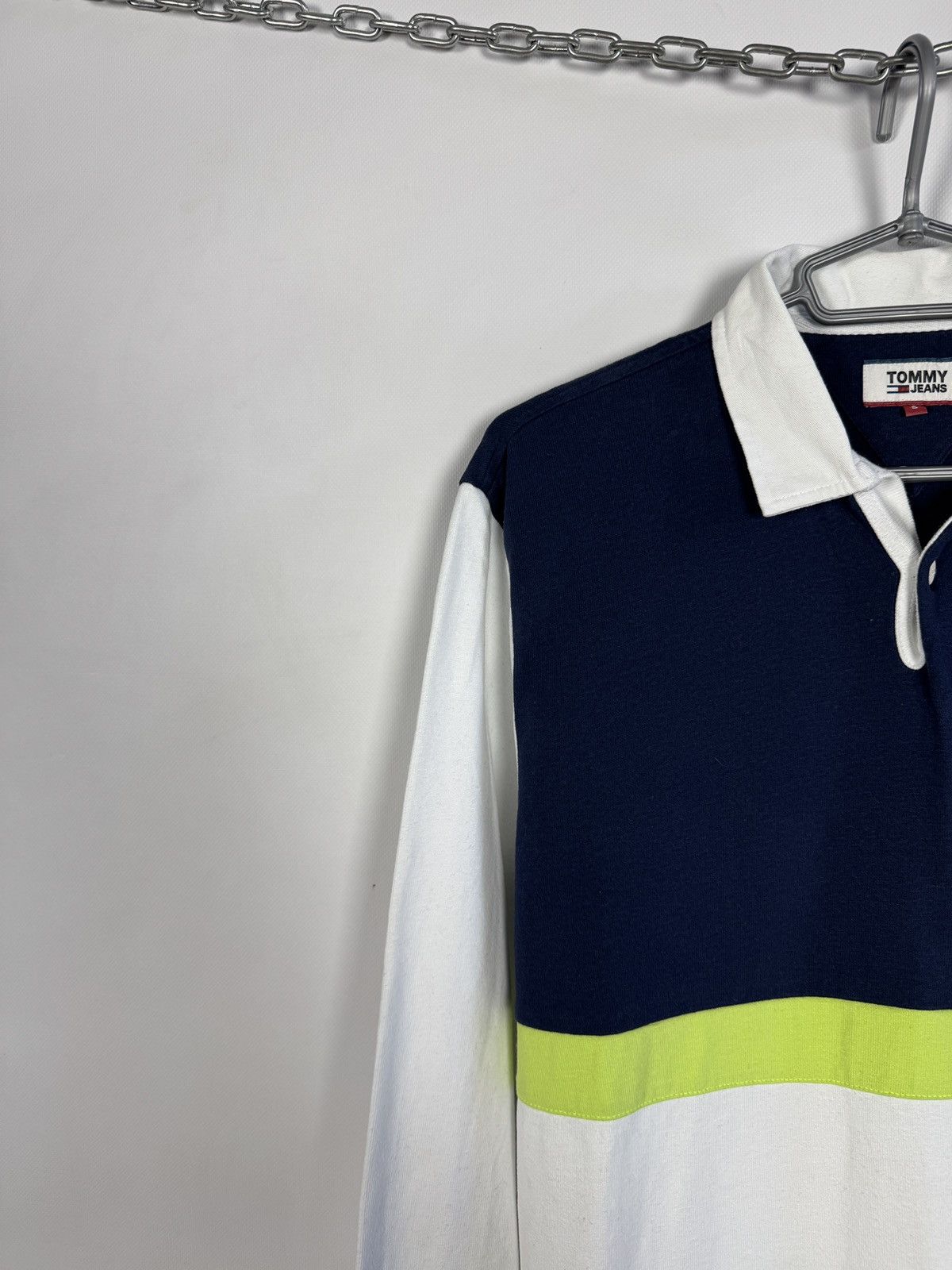 Tommy Hilfiger Tommy Jeans Polo Long Sleeve Rugby Shirt Hilfiger Vtg Size S Size US S / EU 44-46 / 1 - 3 Thumbnail