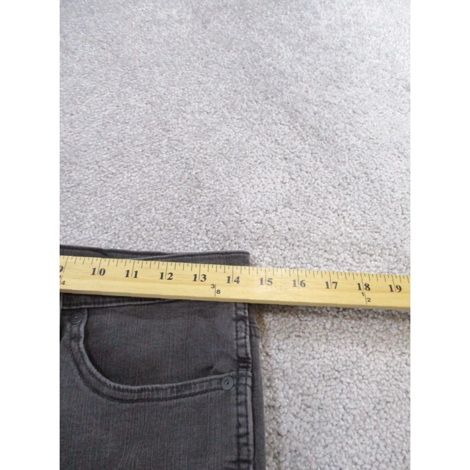 Madewell Madewell Jeans Women's 27 Stovepipe Charcoal Gray Denim Straight High Rise Regular Size 27 Women's Denim - 90s Inspired? (If not 90s, omit) Size 27" / US 4 / IT 40 - 7 Thumbnail