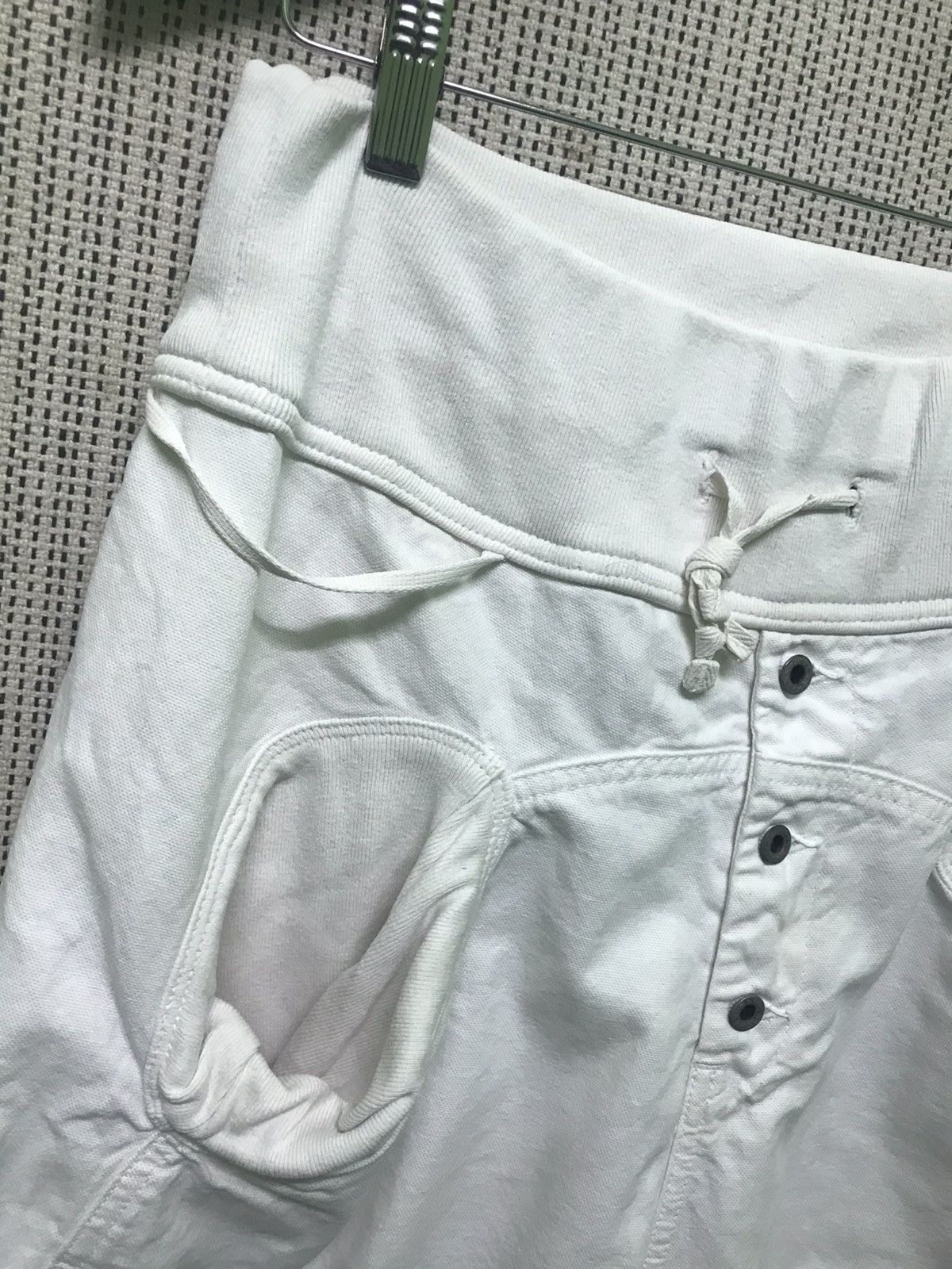 Kapital Kapital White Sarouel Balloon Pants with Button Fly Size US 30 / EU 46 - 5 Thumbnail