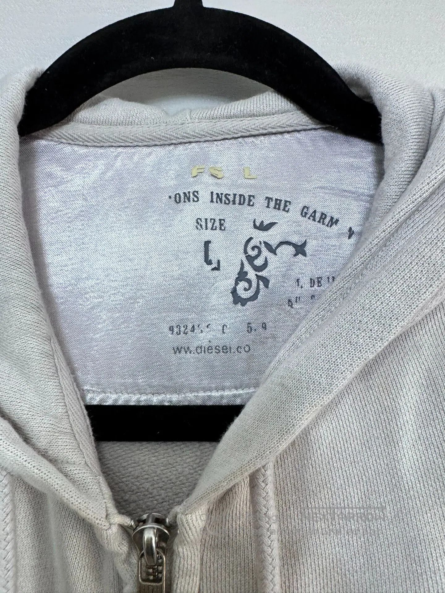 Diesel Diesel Unisex New Thick Sweatshirt. Size US L / EU 52-54 / 3 - 4 Thumbnail