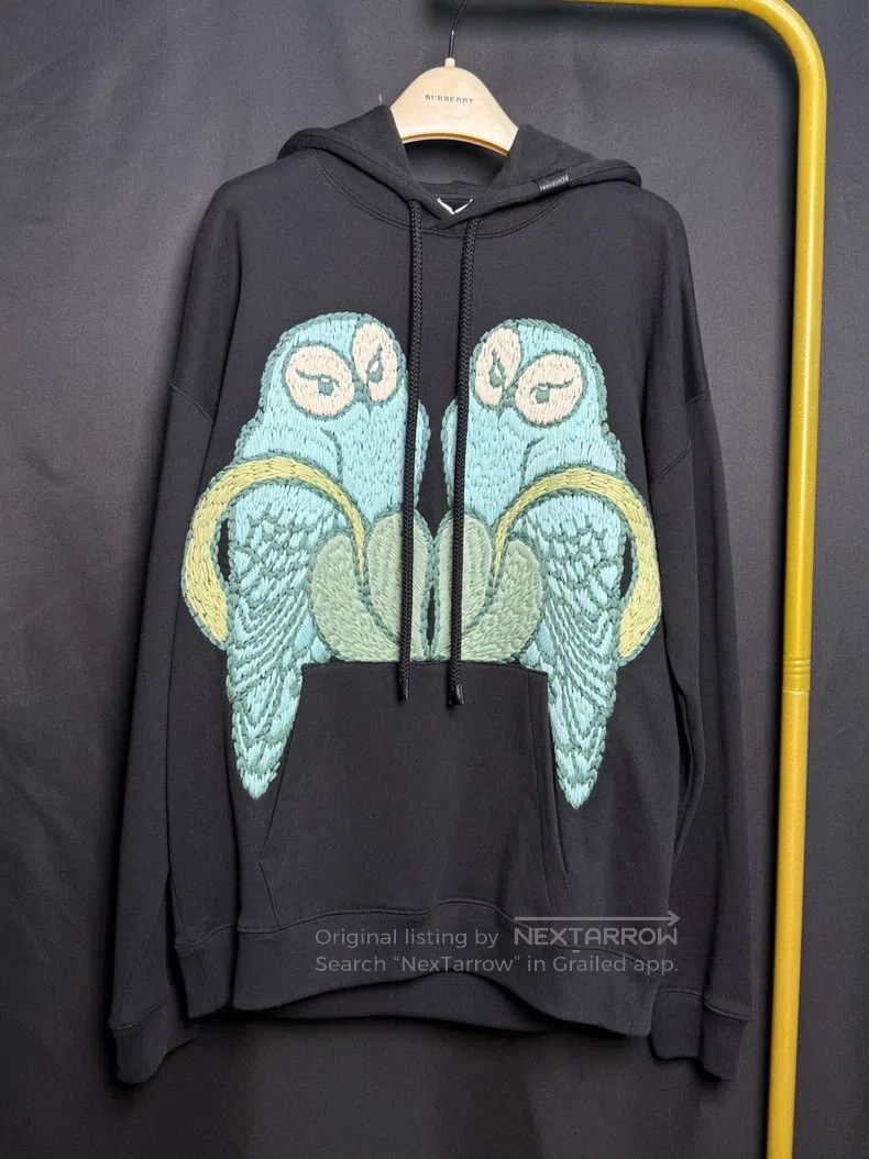 Loewe Loewe Owl Embroidered Sweatshirt Size US S / EU 44-46 / 1 - 1 Thumbnail