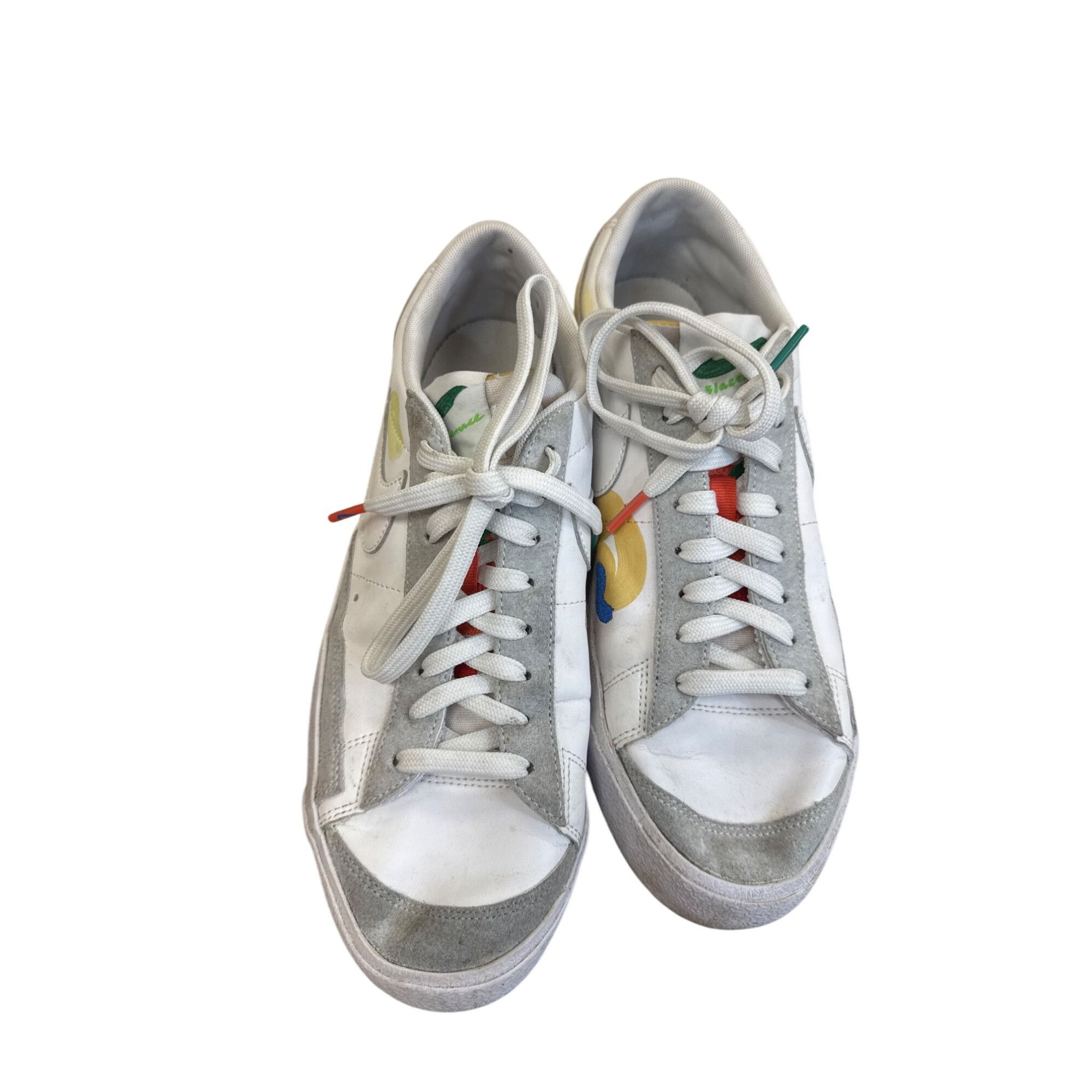 Nike Nike Flyleather Blazer Low Mayumi Yamase Mens Sneakers White Size US 9.5 / EU 42-43 - 8 Thumbnail