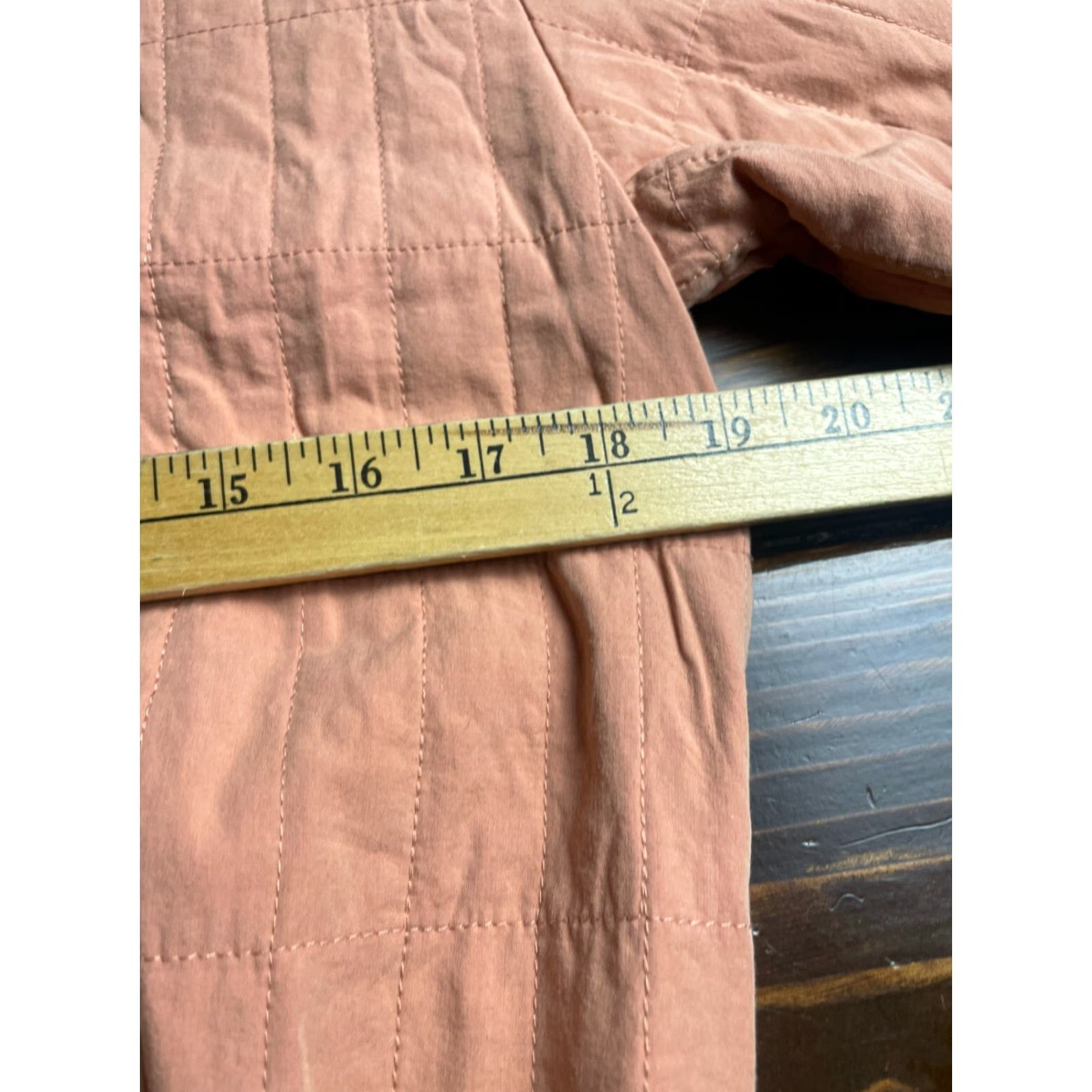 Vintage Universal Thread Sweater Women's Size XS Peach Quilted Pullover Size XS / US 0-2 / IT 36-38 - 4 Thumbnail