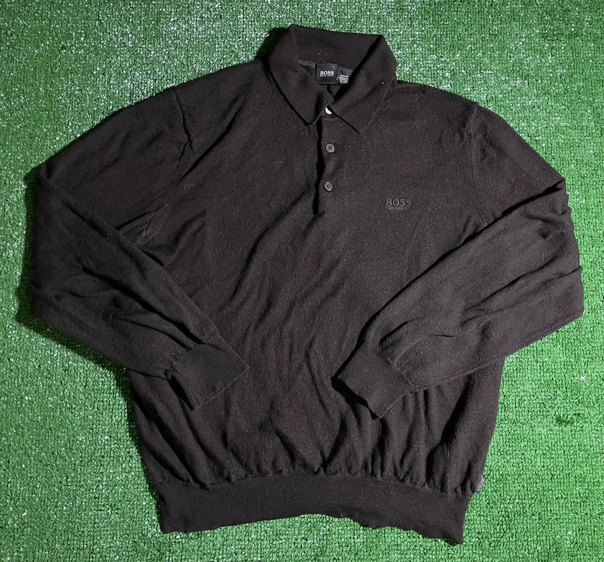 image of Hugo x Hugo Boss 1/4 Button Up in Brown, Men's (Size Medium)