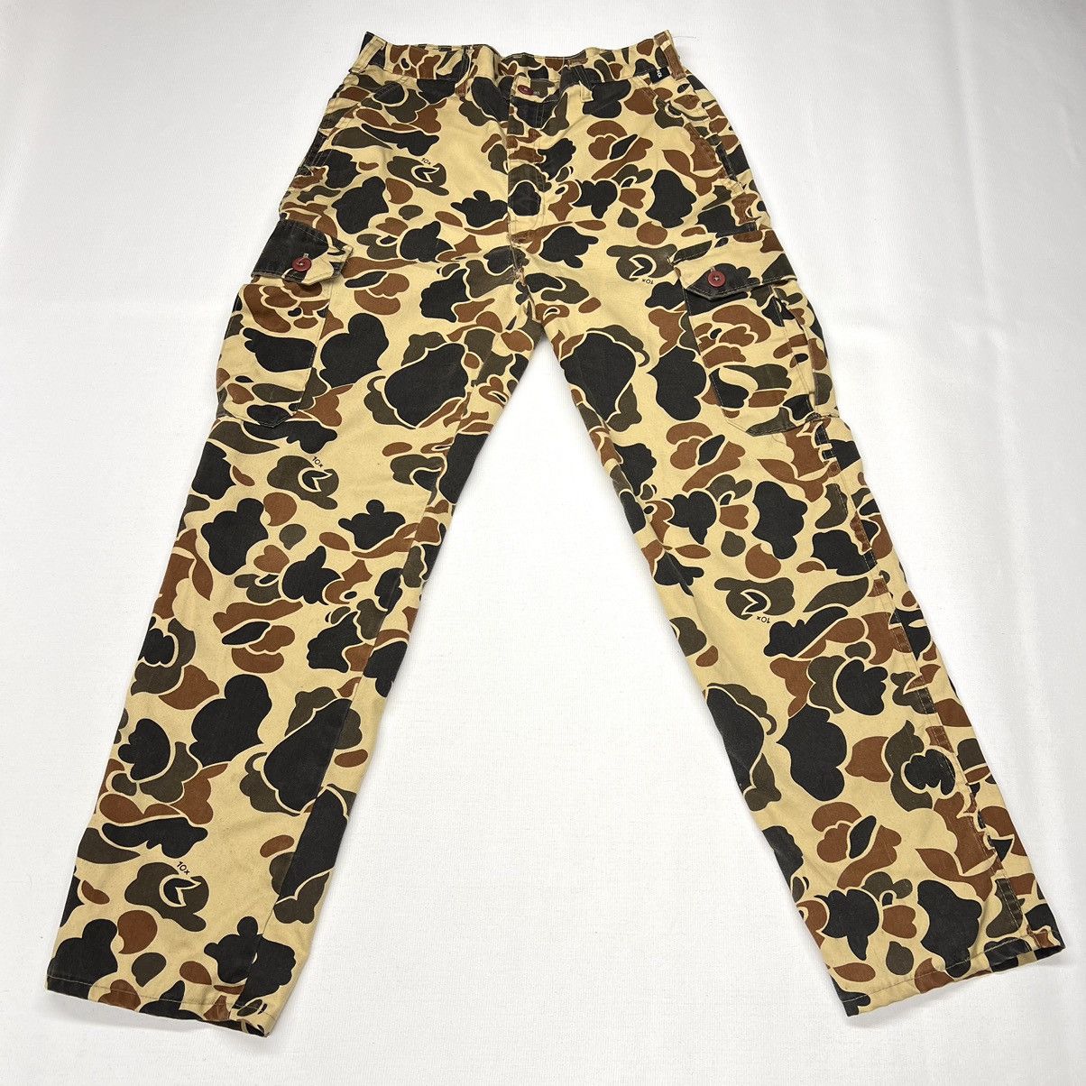 Vintage VTG 10X Cargo Pants Medium Duck Camo Brown Pocket Hunting Size US 32 / EU 48 - 1 Thumbnail