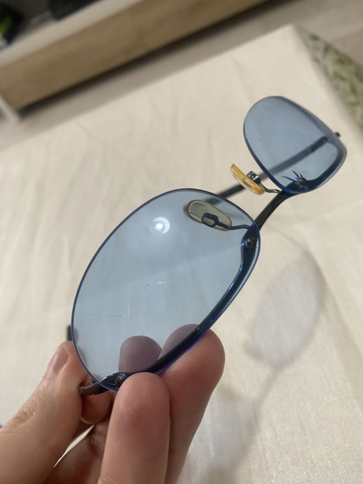 Guess Vintage Futuristic Guess Sunglasses Made in Italy 1990s Size ONE SIZE - 8 Thumbnail