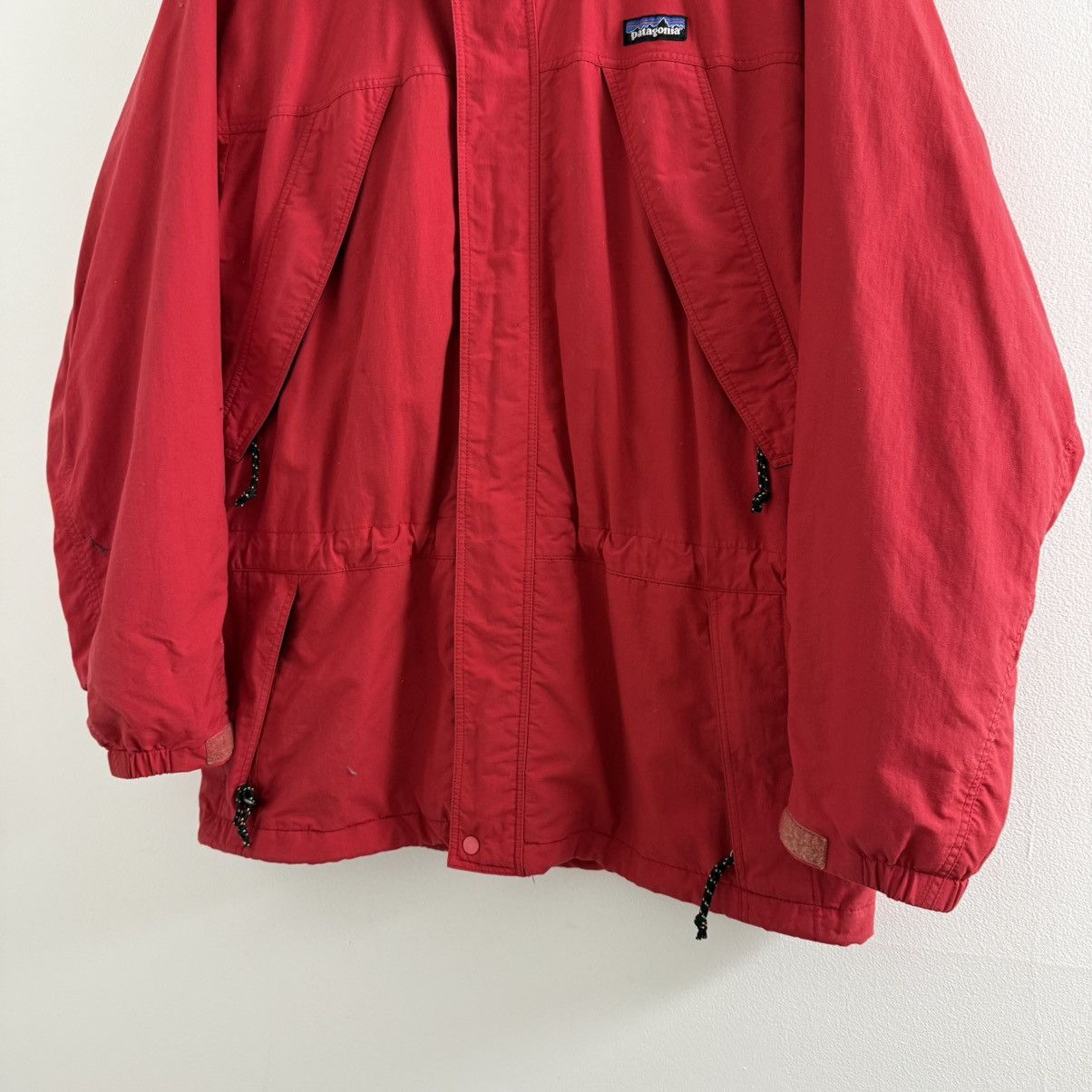 Patagonia Vintage Patagonia Full Zip Hooded Parka Jacket Large 90s Red Size US L / EU 52-54 / 3 - 3 Thumbnail