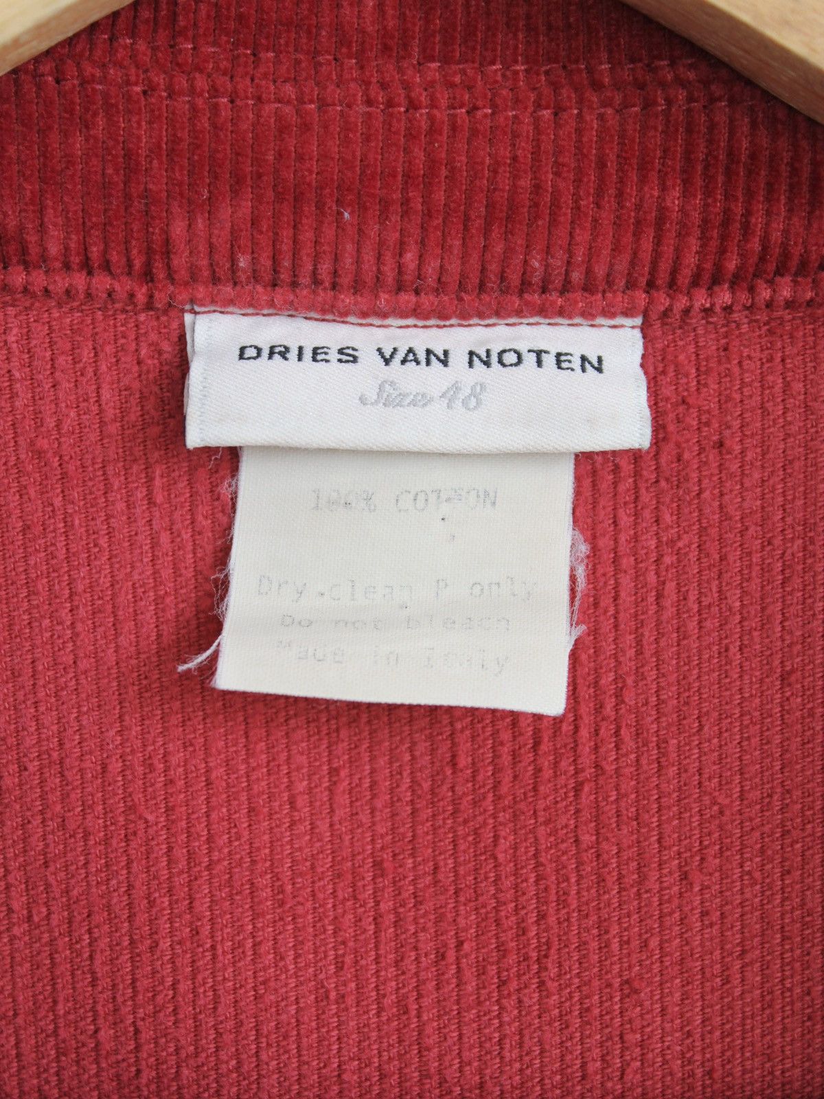 Dries Van Noten Dries Van Noten Vintage Velvet Red Blazer Jacket Size US M / EU 48-50 / 2 - 9 Thumbnail