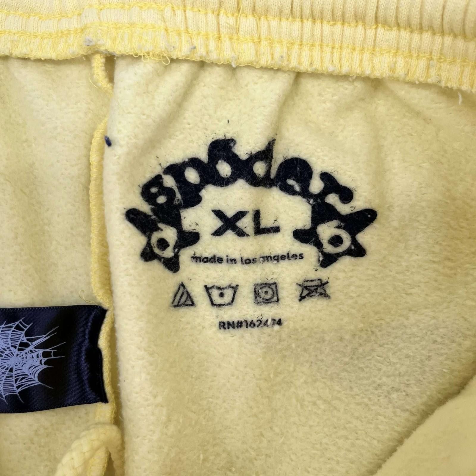 Sp5der Sp5der 5Star Sweatpants XL Yellow Size US 36 / EU 52 - 4 Thumbnail