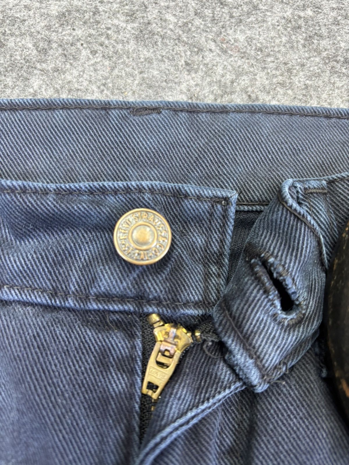 Levi's 💥Flare💥Vintage 90s Levis 517 Black Wash Denim F868 Size US 32 / EU 48 - 7 Thumbnail
