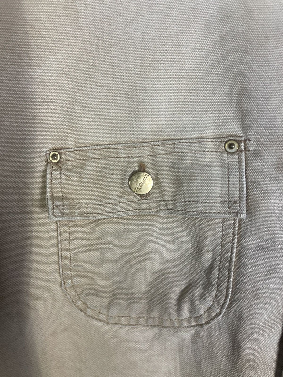 Carhartt VINTAGE Carhartt Chore Jacket Blanket Lined Faded Distressed Size US XXL / EU 58 / 5 - 6 Thumbnail