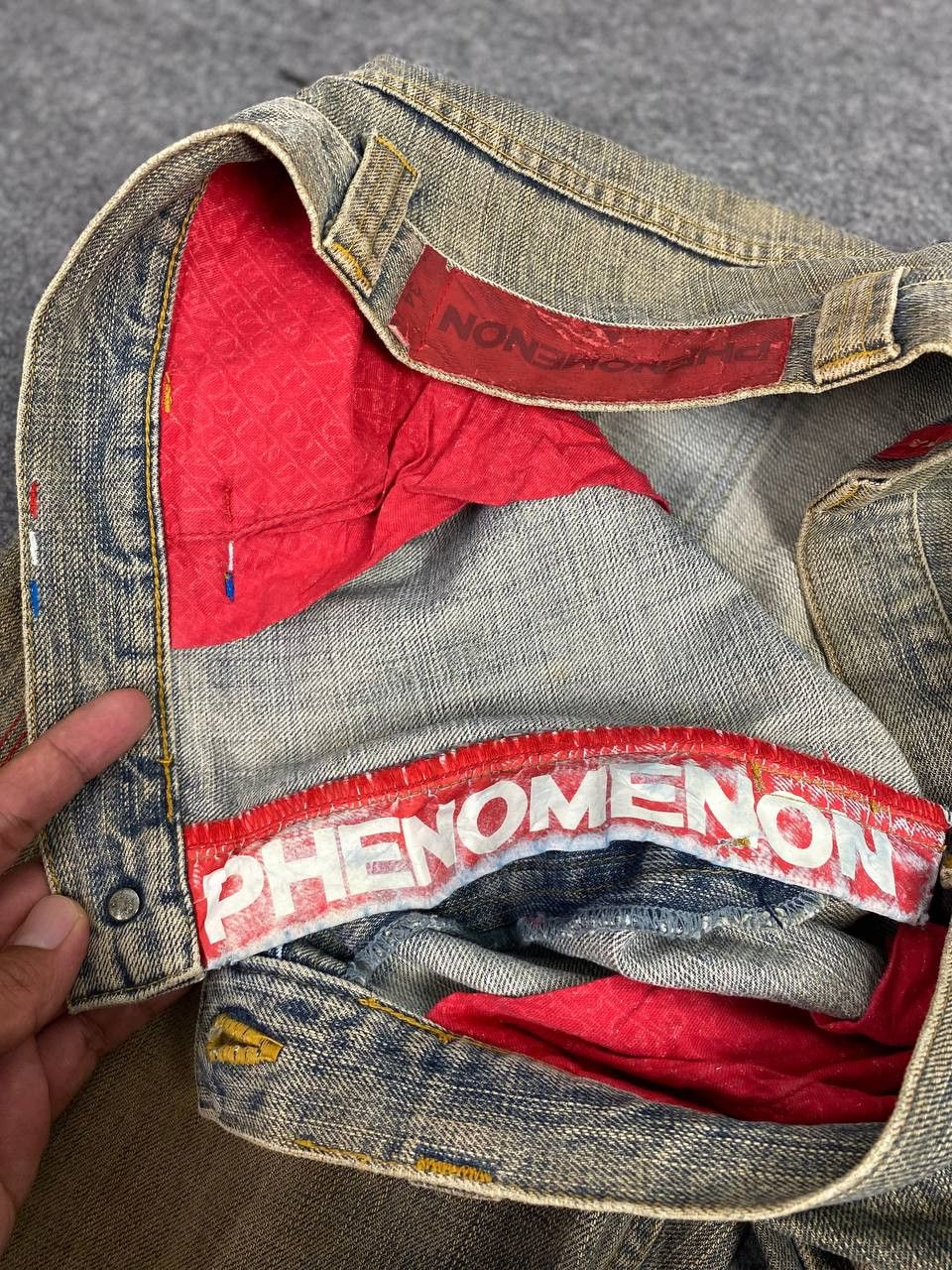 PHENOMENON phenomenon rusty distressed denim nice design Size US 38 / EU 54 - 15 Thumbnail