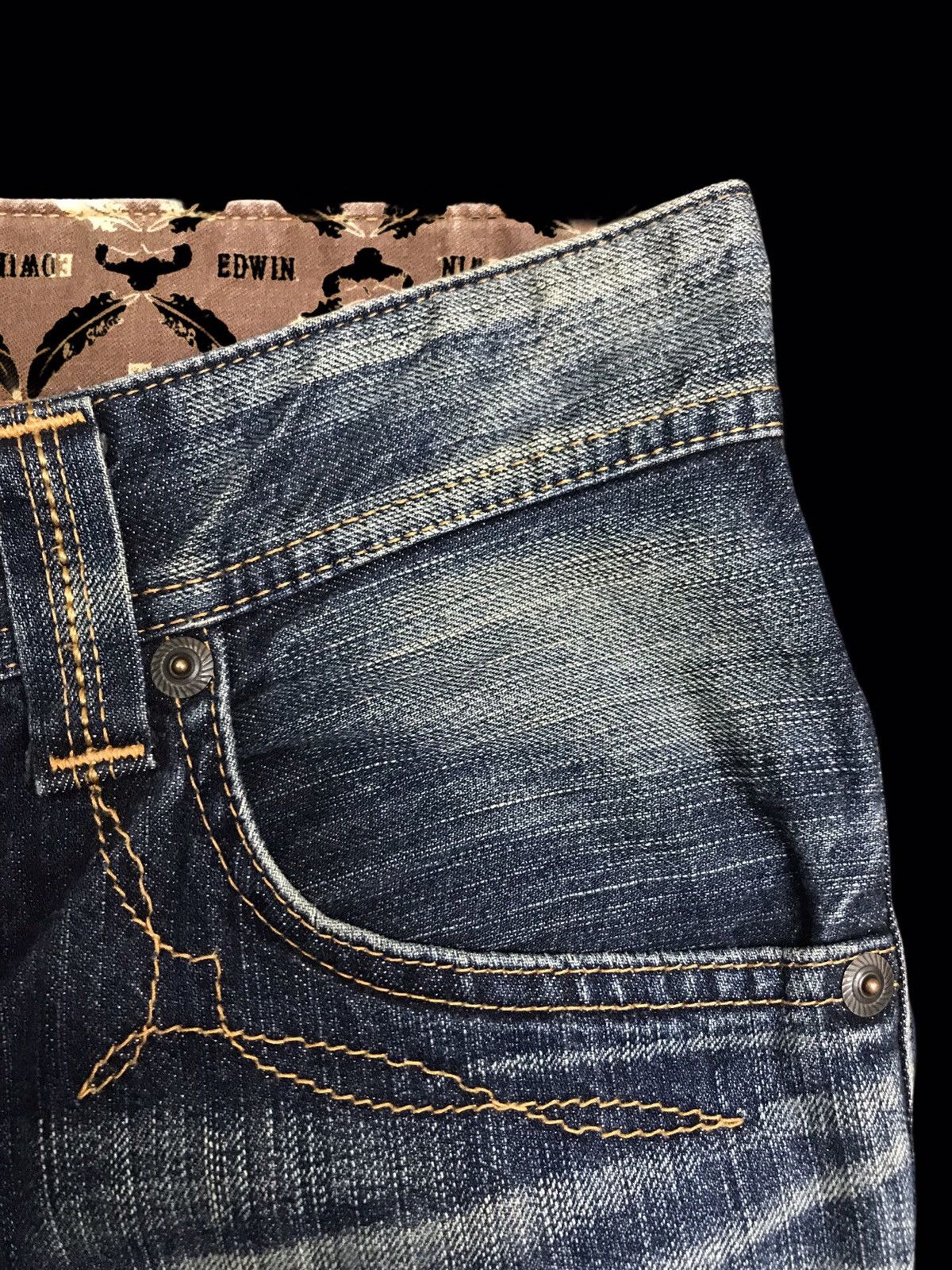 Edwin 💥FLARE💥ARCHIVAL EDWIN WESTRNER SICK FADED FLARE DENIM F391 Size US 30 / EU 46 - 10 Thumbnail