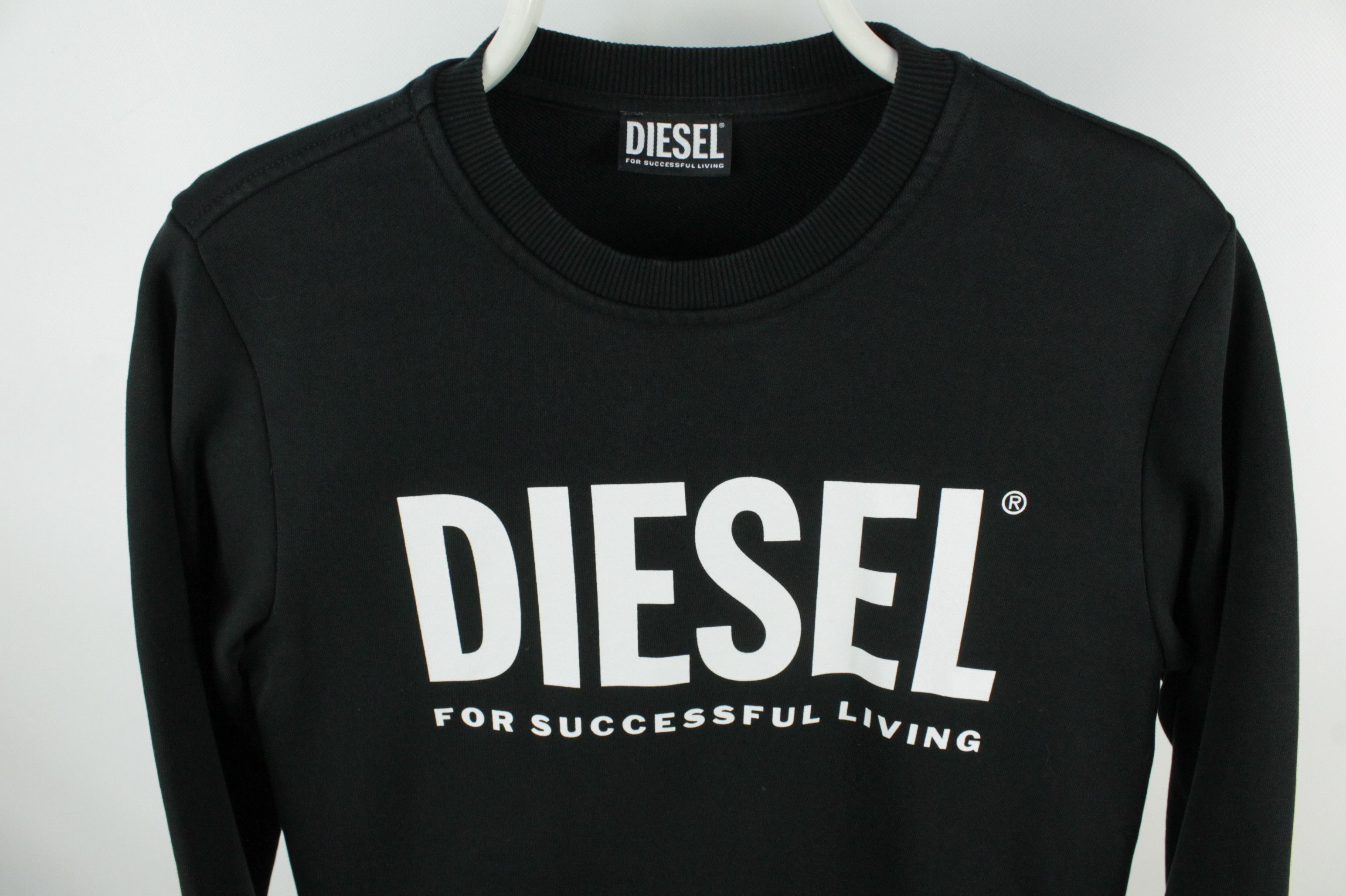 Diesel Diesel Black Sweatshirt Pullover Men's Size US XS / EU 42 / 0 - 2 Thumbnail
