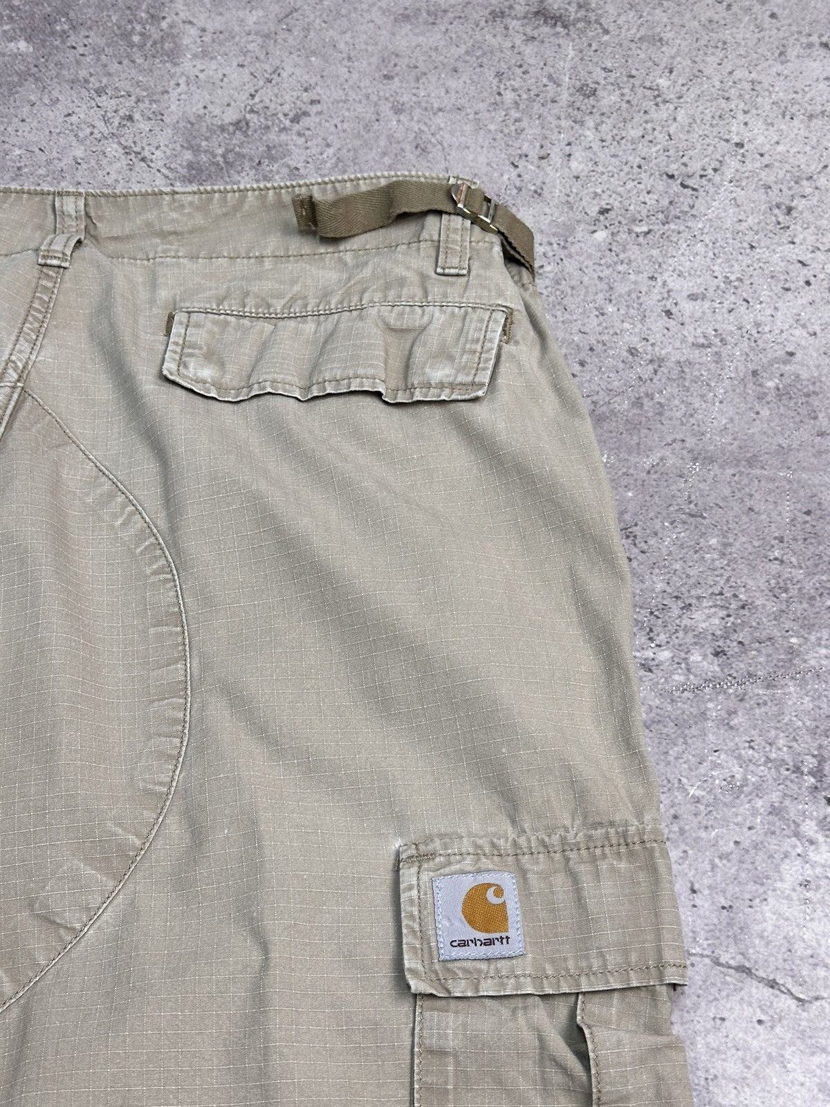 Carhartt Vintage Cargo Baggy Carhartt Wip Y2K double Knee SK8 USA Size US 32 / EU 48 - 15 Thumbnail