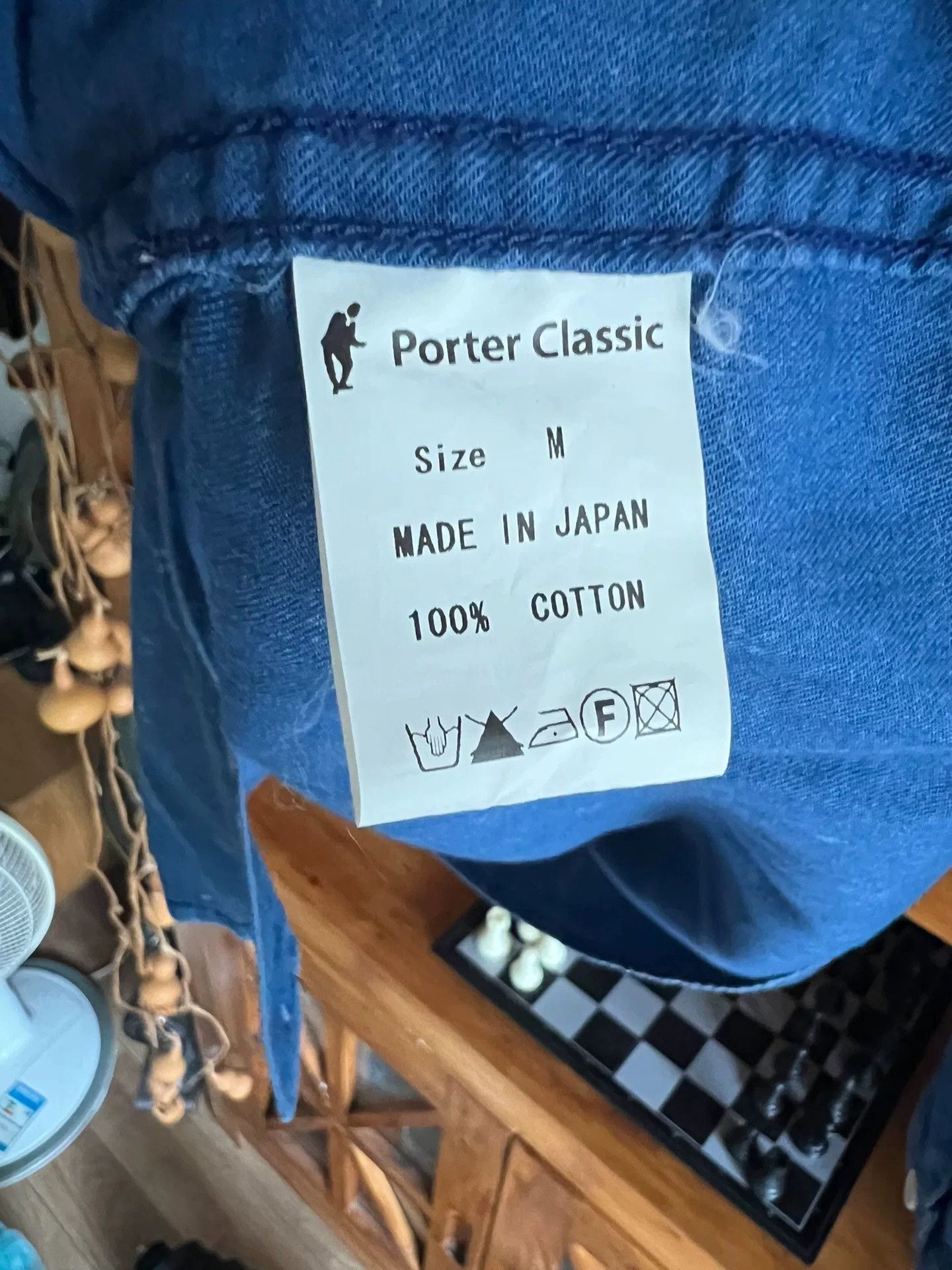 Porter Classic Porter Classic Indigo Stand Collar Shirt Size US M / EU 48-50 / 2 - 5 Thumbnail