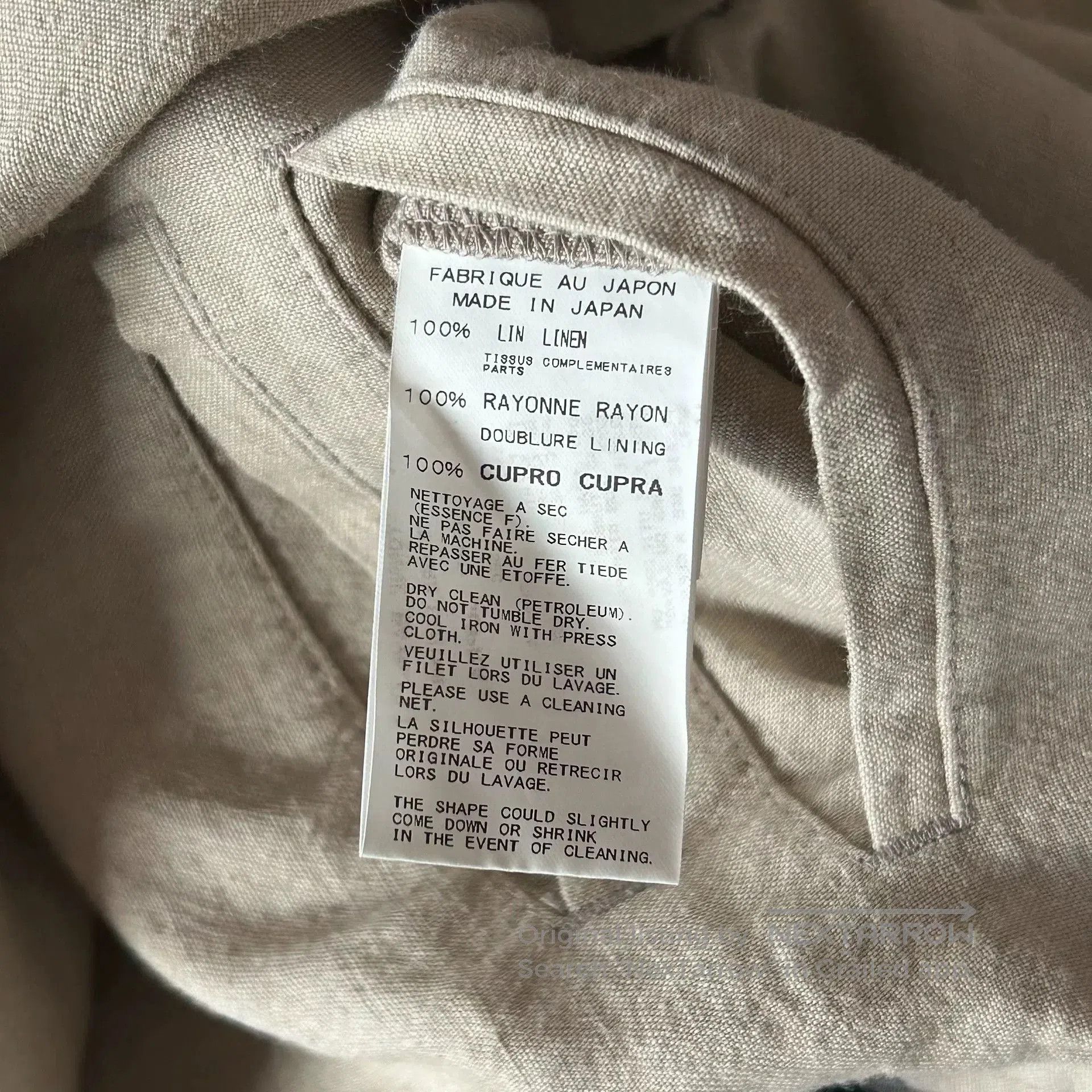 Yohji Yamamoto beige long linen suit jacket by Yohji Yamamoto. Size US M / EU 48-50 / 2 - 8 Thumbnail