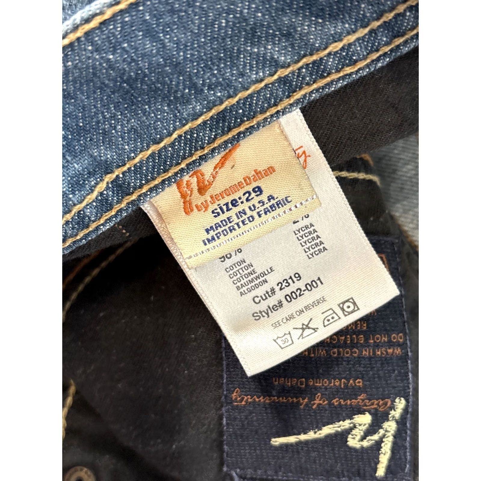 Citizens Of Humanity Citizens of Humanity Jeans Womens 29x33 Ingrid Low Waist Flare Stretch Western Bootcut Denim Blue Bohemian Distressed USA Size 29" - 6 Thumbnail