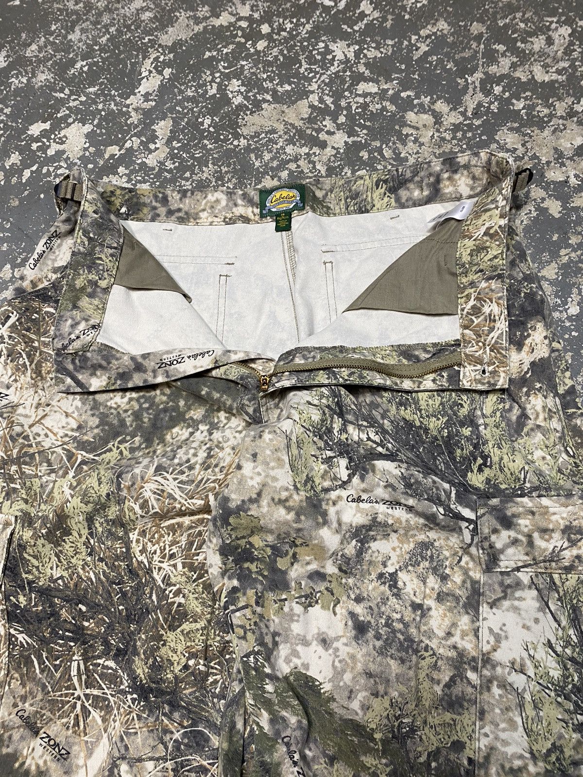 Realtree × Vintage Vintage Cabelas Camo Baggy Cargo Essentials Pants Camo Size US 36 / EU 52 - 3 Thumbnail