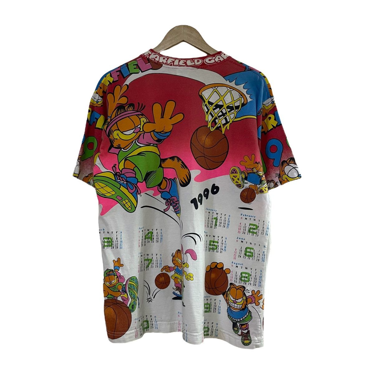 Vintage VINTAGE 90' 1996 CELENDER GARFIELD ALL CHARACTERS RARE Size US M / EU 48-50 / 2 - 10 Thumbnail