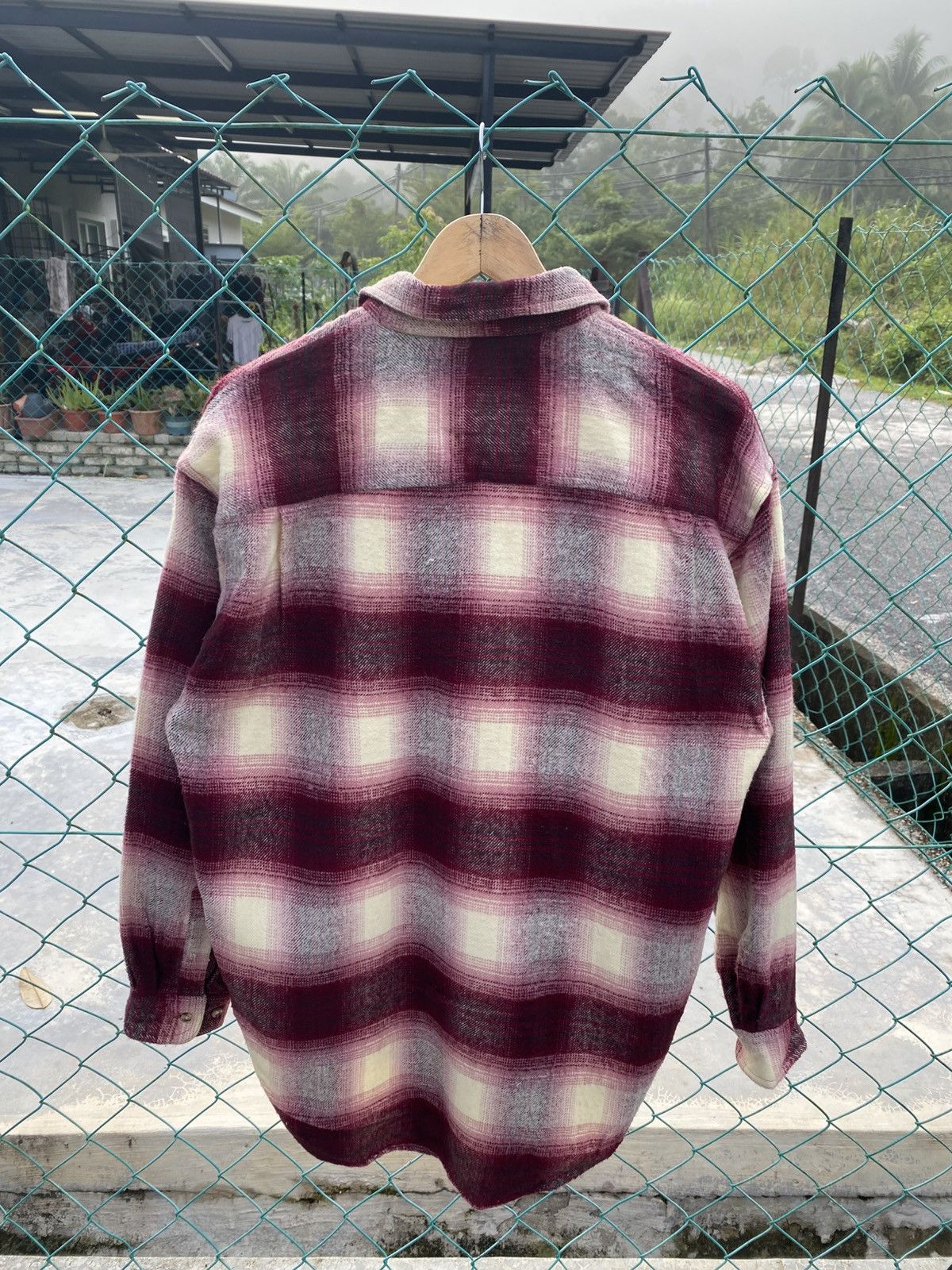 Flannel Vintage SEAHOP shadow plaid flannel shirts Size US L / EU 52-54 / 3 - 2 Thumbnail