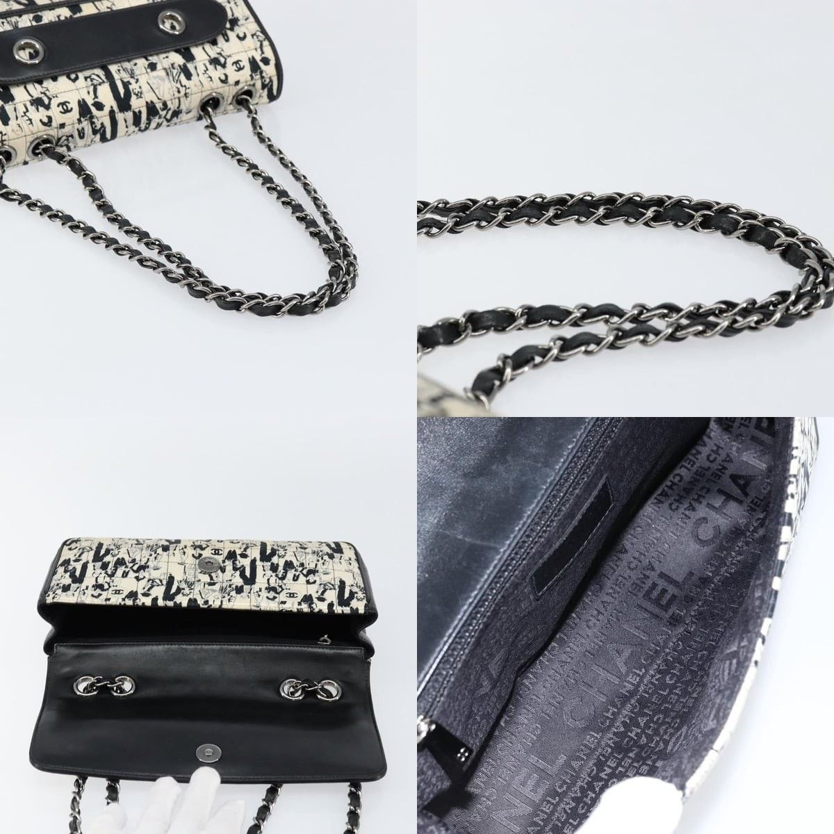 Chanel Chanel Choco Bar Chain Shoulder Bag Size ONE SIZE - 4 Thumbnail