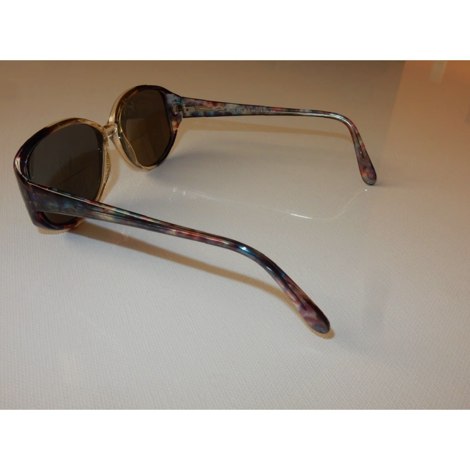 Vintage VTG Tura Sunglasses FRAMES ONLY 54 135 342 BLUE Women Sunglasses Frames Only Size ONE SIZE - 3 Thumbnail