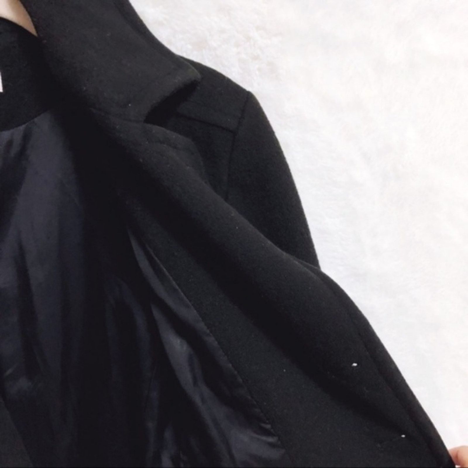Calvin Klein Calvin Klein Women Merino Wool Black Jacket Size S / US 4 / IT 40 - 7 Thumbnail