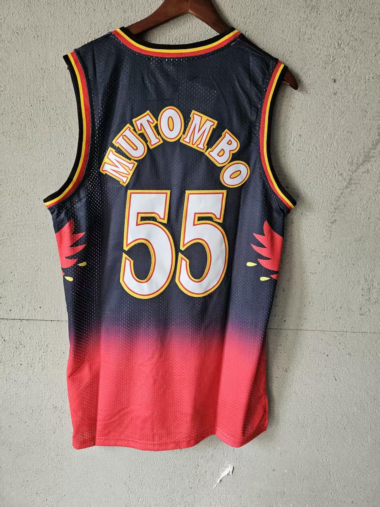 NBA Atlanta Hawks #55 Dikembe Mutombo Jersey Size US S / EU 44-46 / 1 - 1 Thumbnail