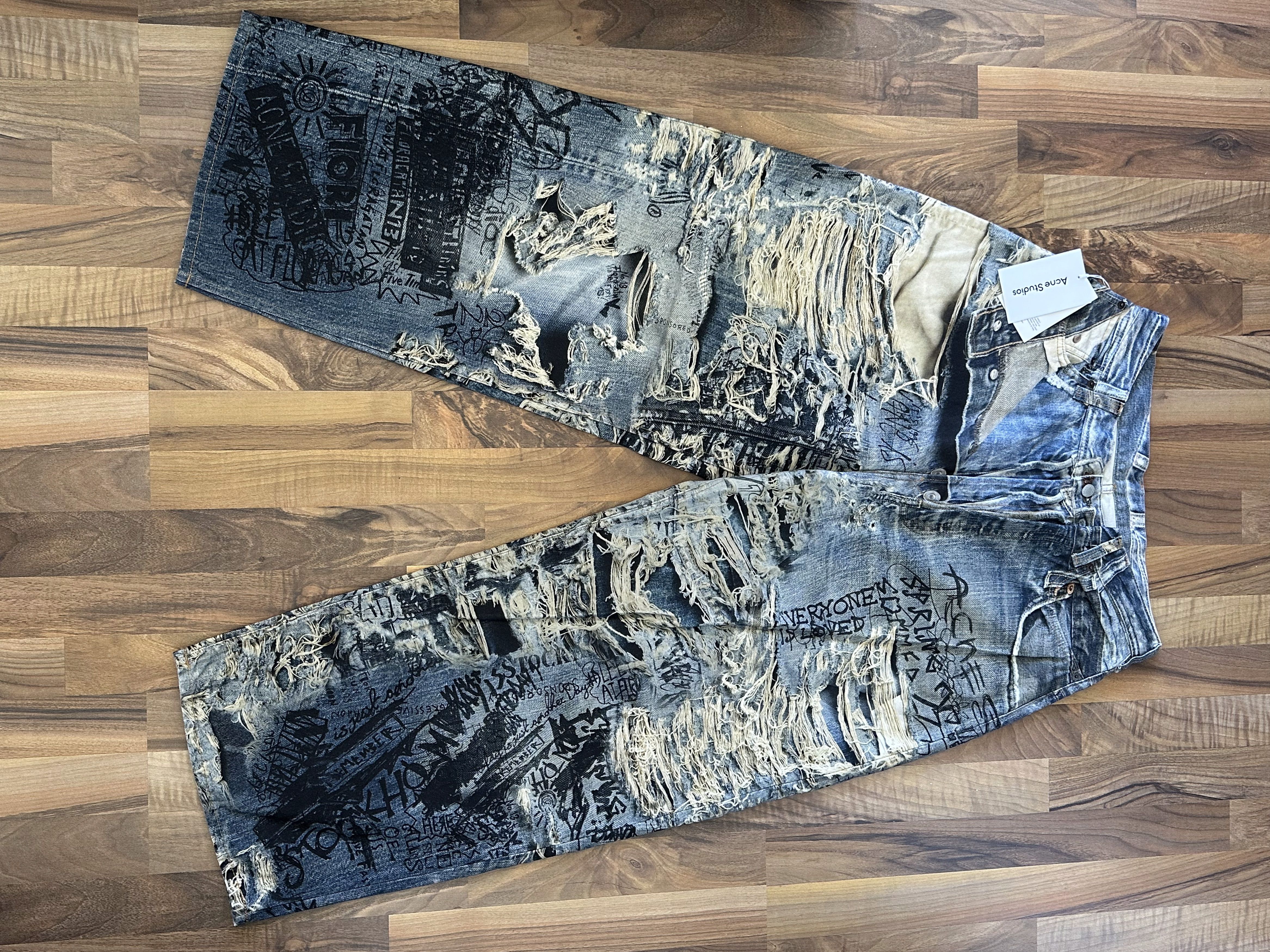 Acne Studios Super baggy fit jeans - 2023/Acne Studios Size US 34 / EU 50 - 1 Thumbnail