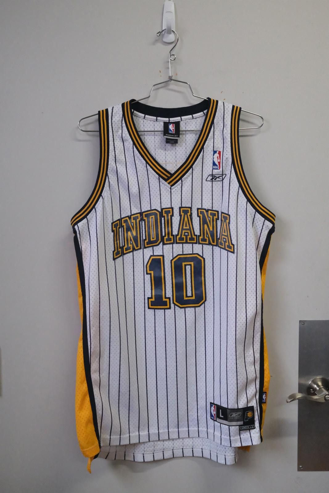 Reebok Reebok Indiana Pacers Foster #10 Home Basketball Jersey Size ONE SIZE - 1 Thumbnail