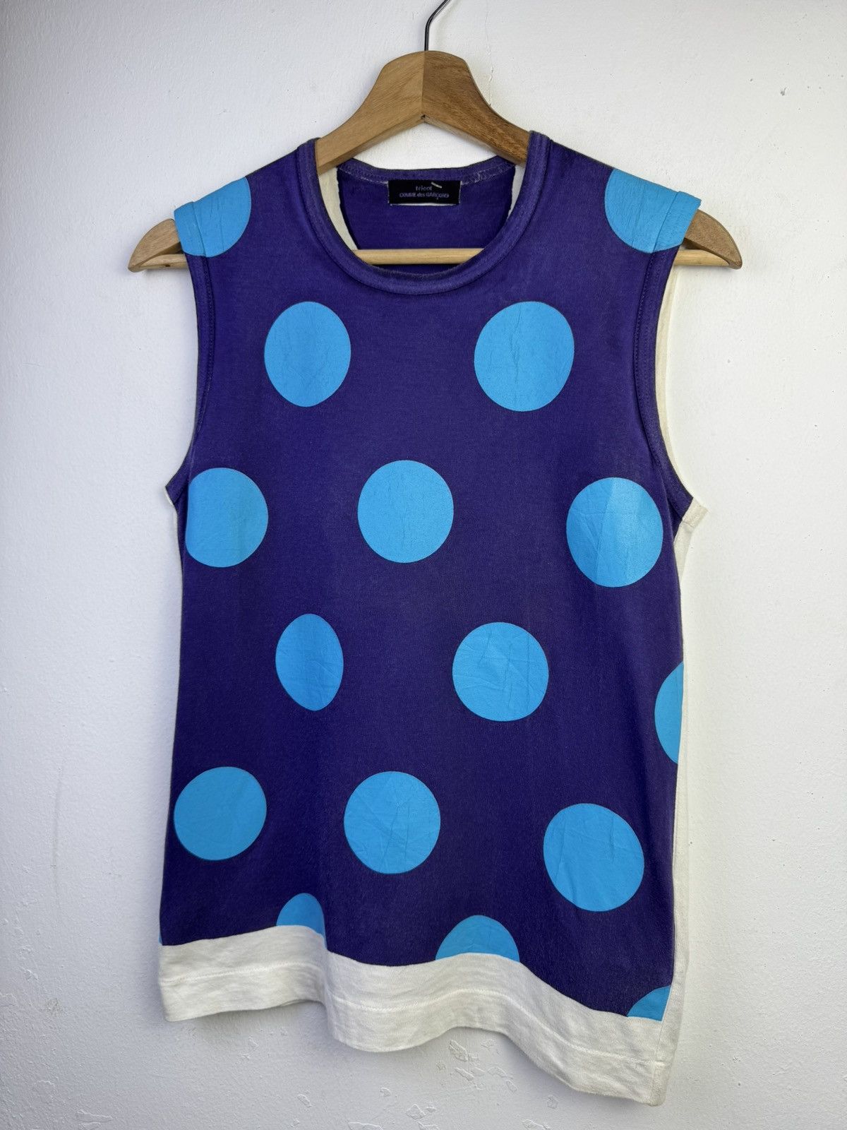 Comme des Garcons AD2003 Comme des Garçons polka dot tank top. Size M / US 6-8 / IT 42-44 - 3 Thumbnail