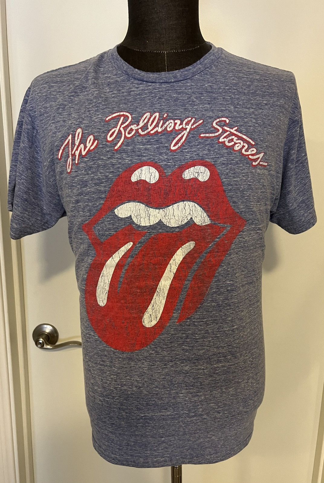 The Rolling Stones The Rolling Stones blue vintage t-shirt L Size US L / EU 52-54 / 3 - 1 Thumbnail