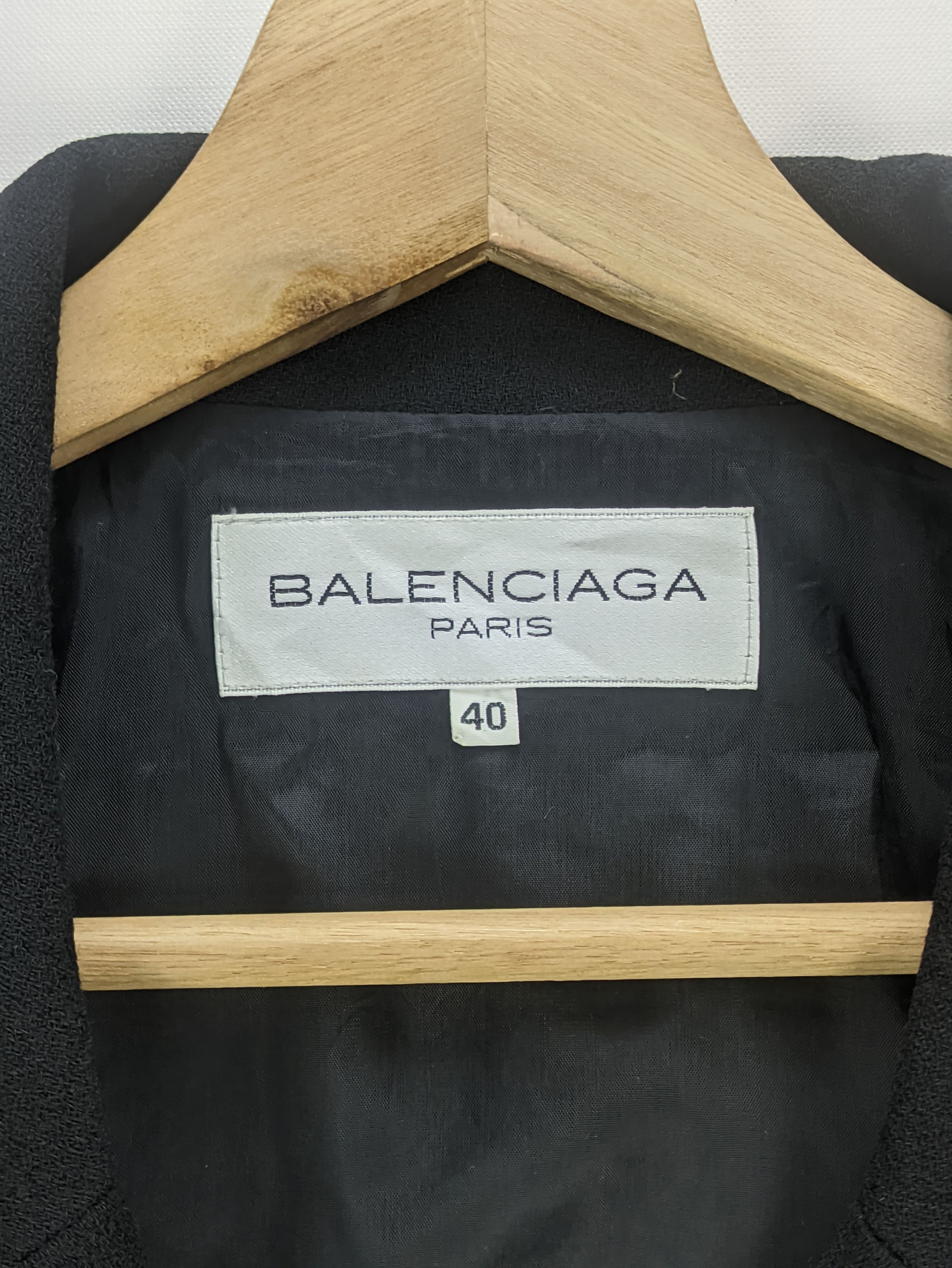 Balenciaga Steals🔥Balenciaga Paris Vintage Cropped Coat Jacket by Size M / US 6-8 / IT 42-44 - 3 Thumbnail