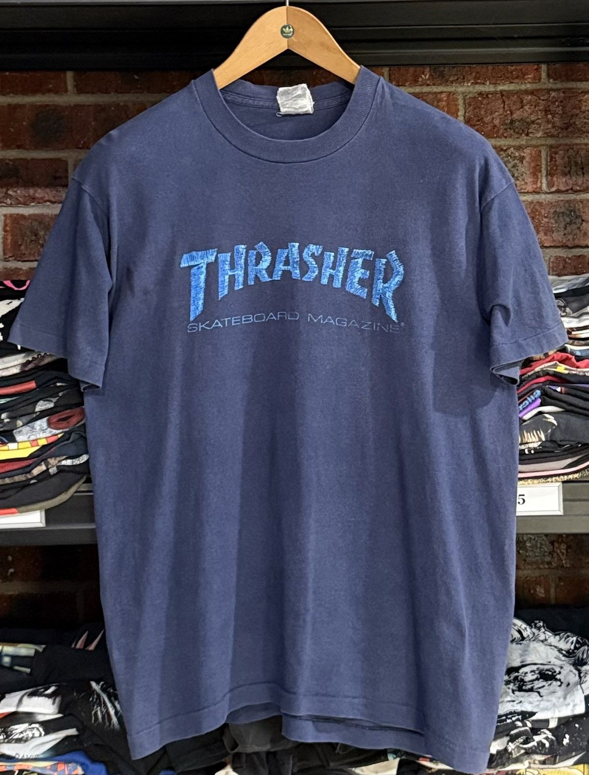 Thrasher Thrashed Vintage 90s Thrasher Skateboard Megazine Sun Faded T Size US L / EU 52-54 / 3 - 1 Thumbnail