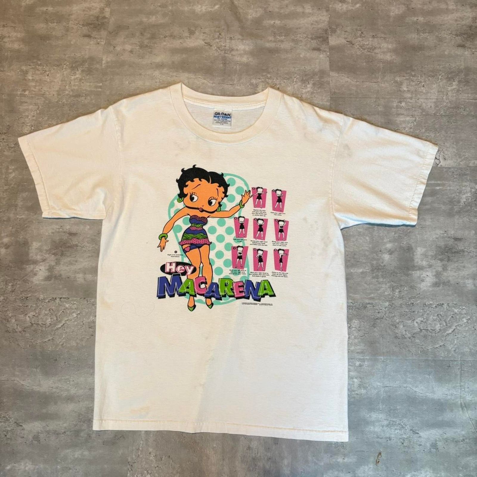 Gildan Vintage 1990s betty boop macarena Size US L / EU 52-54 / 3 - 1 Thumbnail