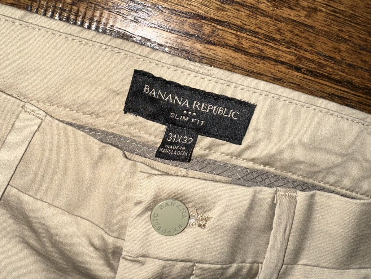 Banana Republic × Gap Banana Republic Pants Mens 31X32 Slim Fit Core Temp Chino Size US 31 - 3 Thumbnail