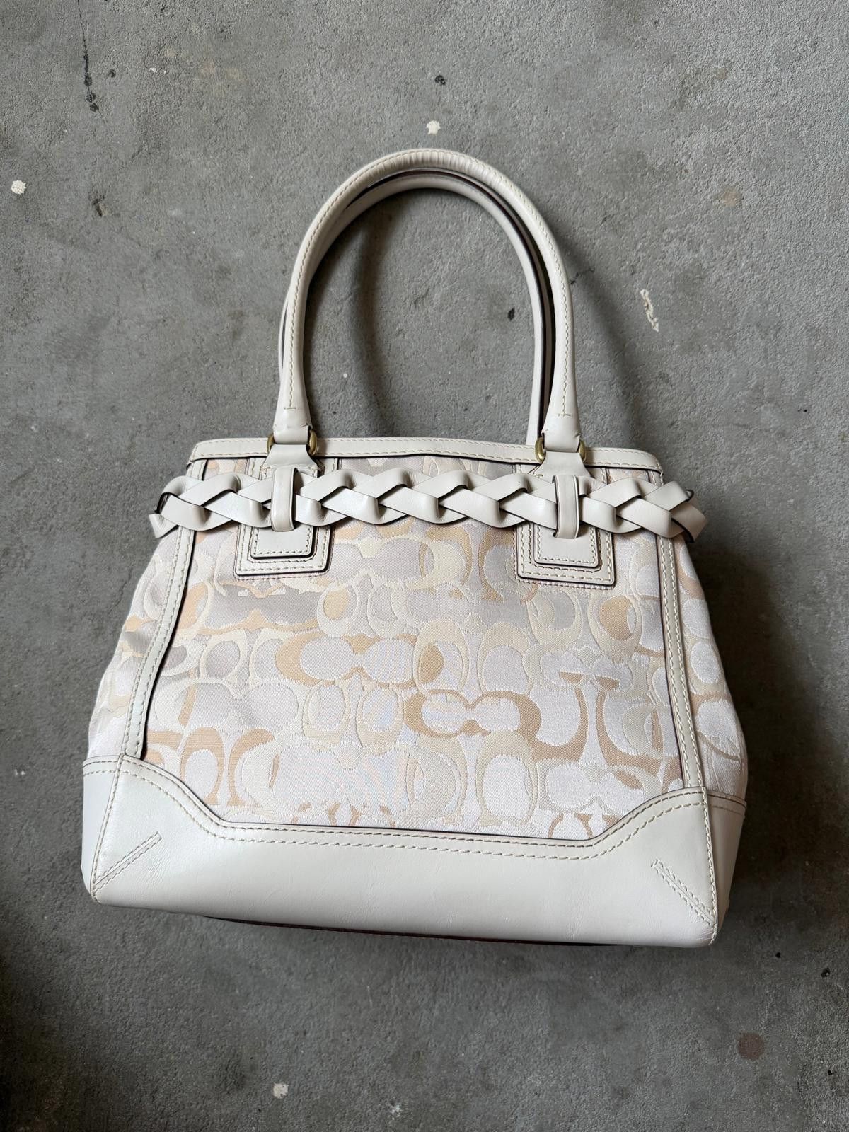 Coach Coach Signature Hampton Clip Shoulder Bag White Size ONE SIZE - 6 Thumbnail
