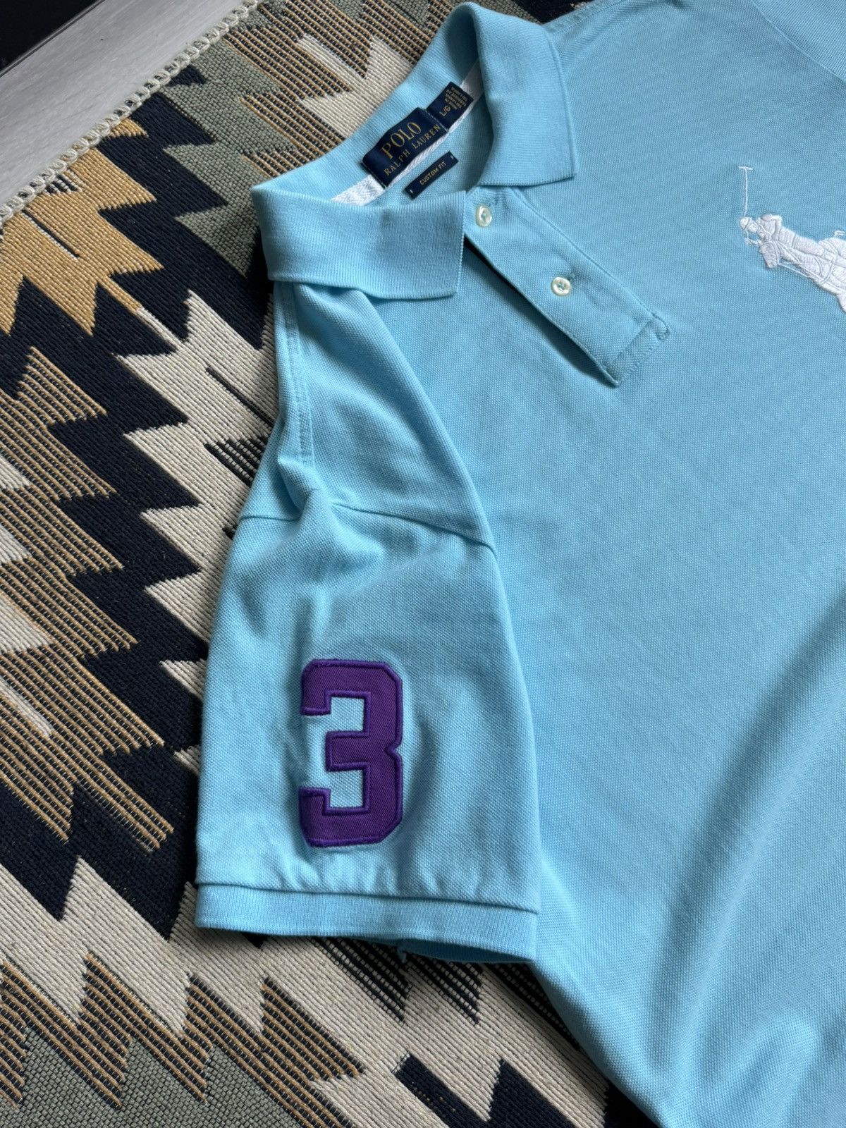 Polo Ralph Lauren Vintage Polo Ralph Lauren Big Pony #3 T-shirt Size US L / EU 52-54 / 3 - 6 Thumbnail