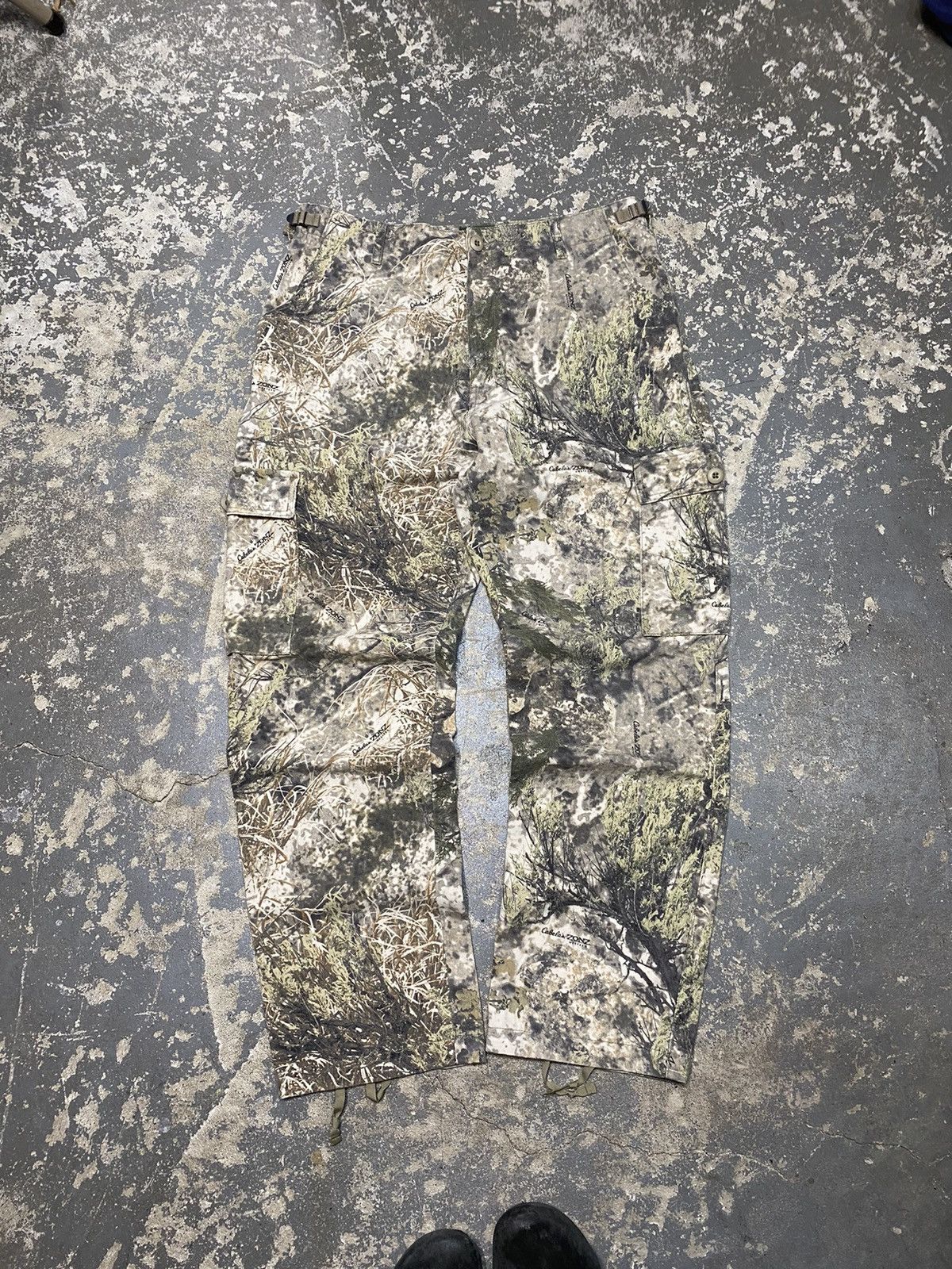 Realtree × Vintage Vintage Cabelas Camo Baggy Cargo Essentials Pants Camo Size US 36 / EU 52 - 1 Thumbnail