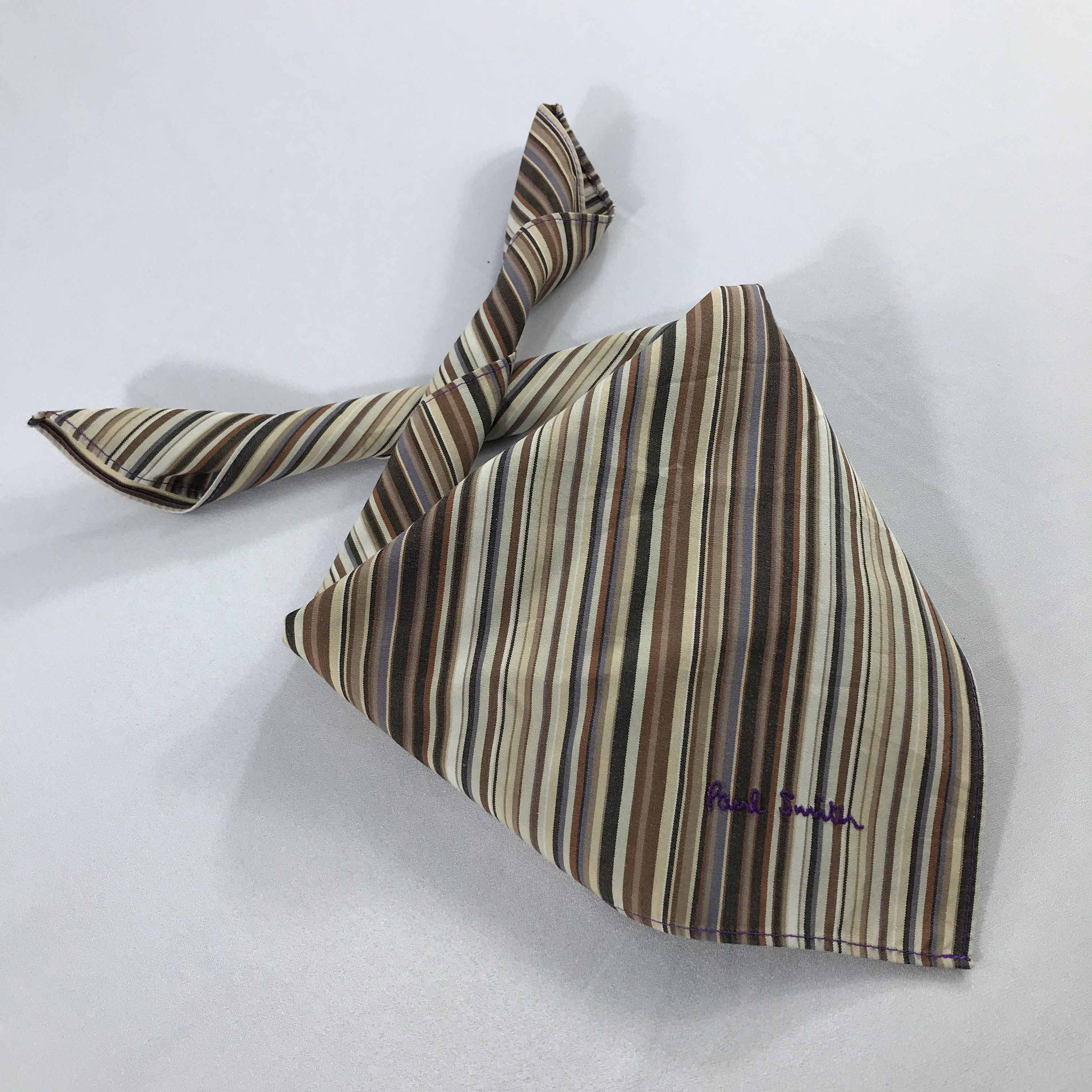 Paul Smith × Vintage Paul Smith Bandana / Handkerchief / Neckerchief - S2442 Size ONE SIZE - 4 Thumbnail