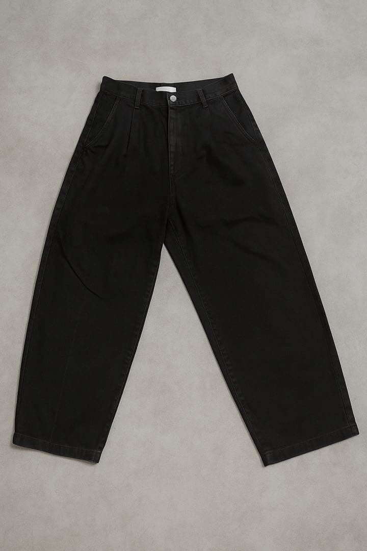MFPEN BIGGER JEANS Wide Leg Denim Pants Black M