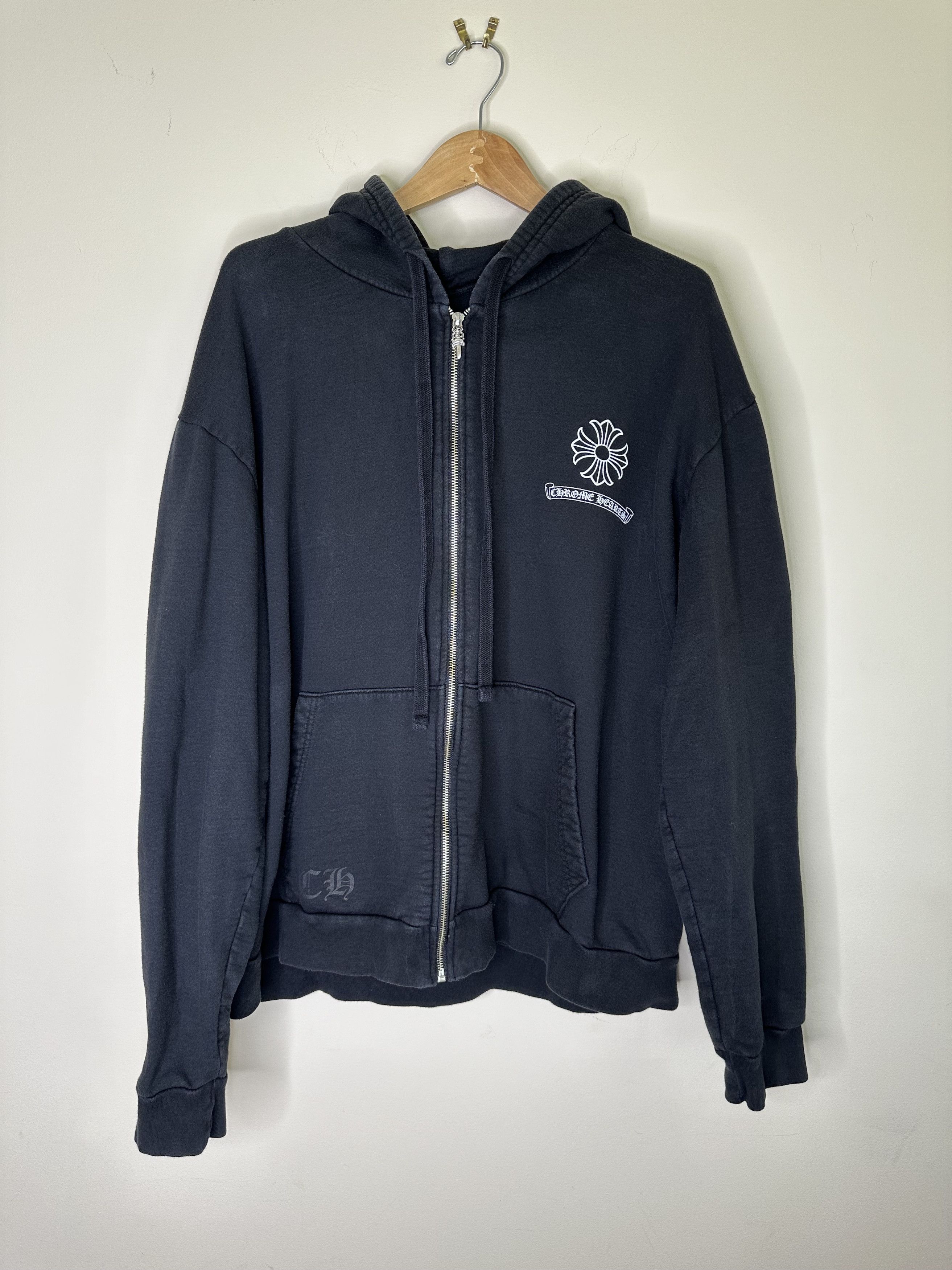 Chrome Hearts Chrome Hearts Black Zip Up Hoodie Malibu | Grailed