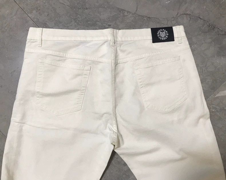Kenzo KENZO White cotton men's casual pants Size US 33 - 7 Thumbnail