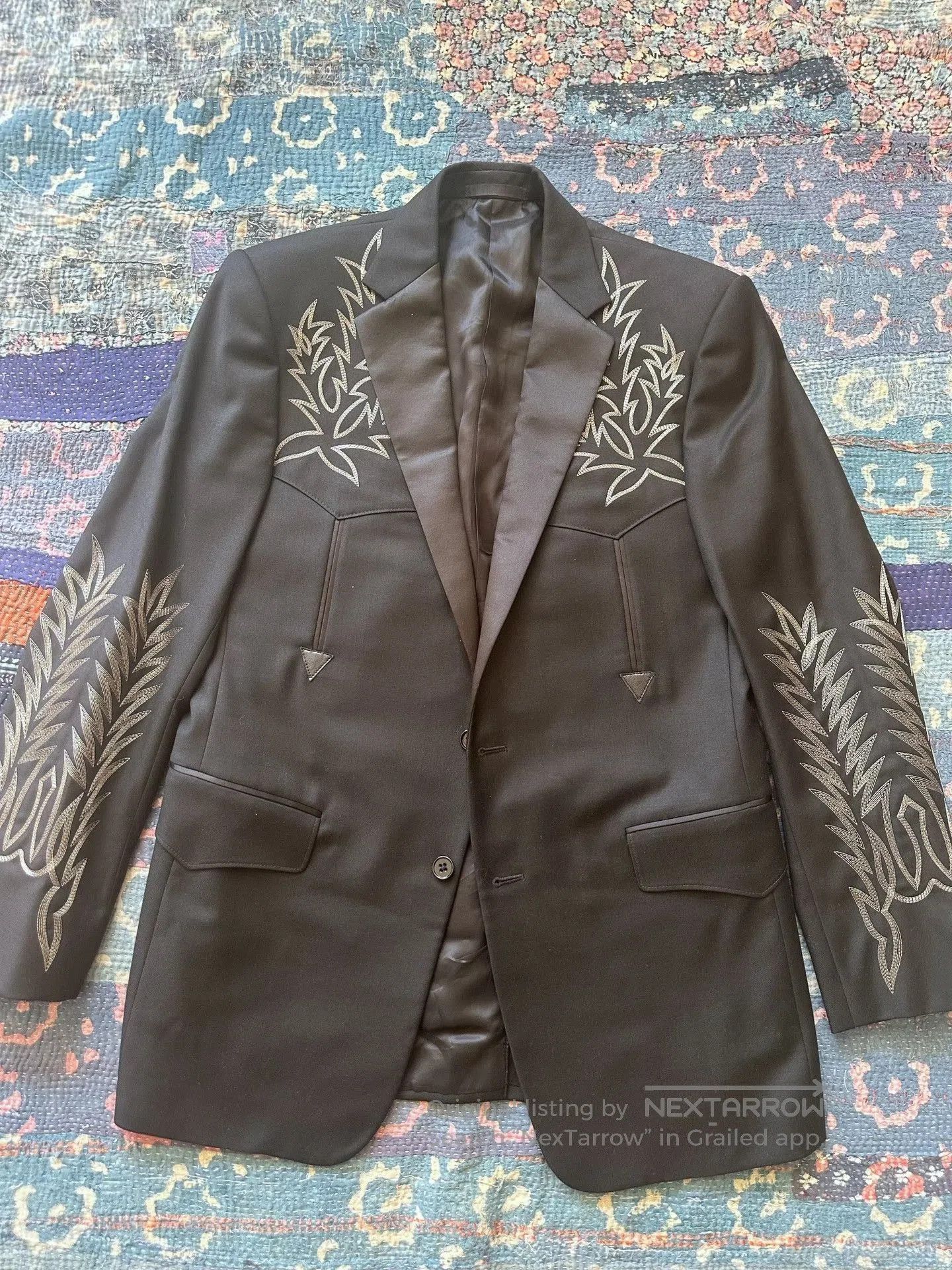 Ralph Lauren Black Label ralph lauren embroidered western jacket. Size US M / EU 48-50 / 2 - 1 Thumbnail