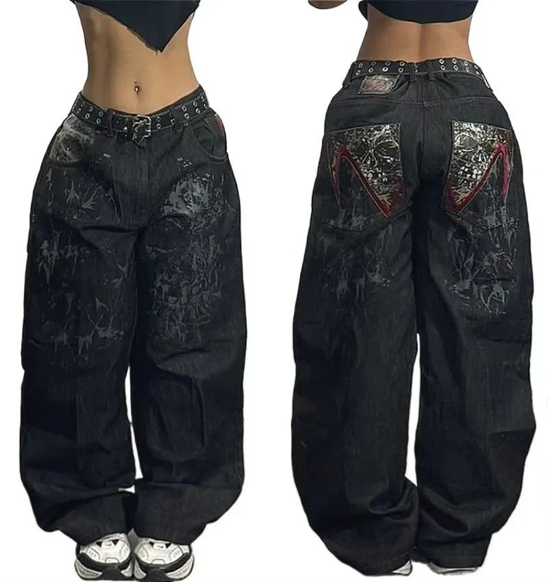 Japanese Brand × Vintage American Retro Baggy Jeans Size 32" / US 10 / IT 46 - 1 Preview