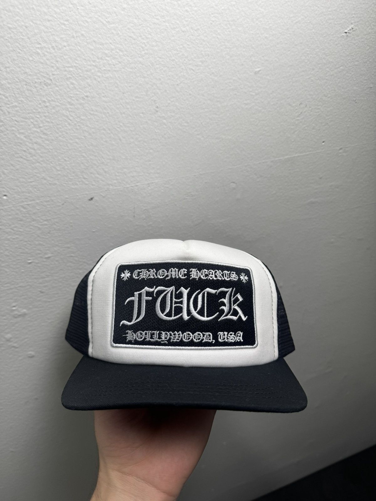 Chrome Hearts Chrome Hearts CH Hollywood Trucker Hat Size ONE SIZE - 14 Thumbnail