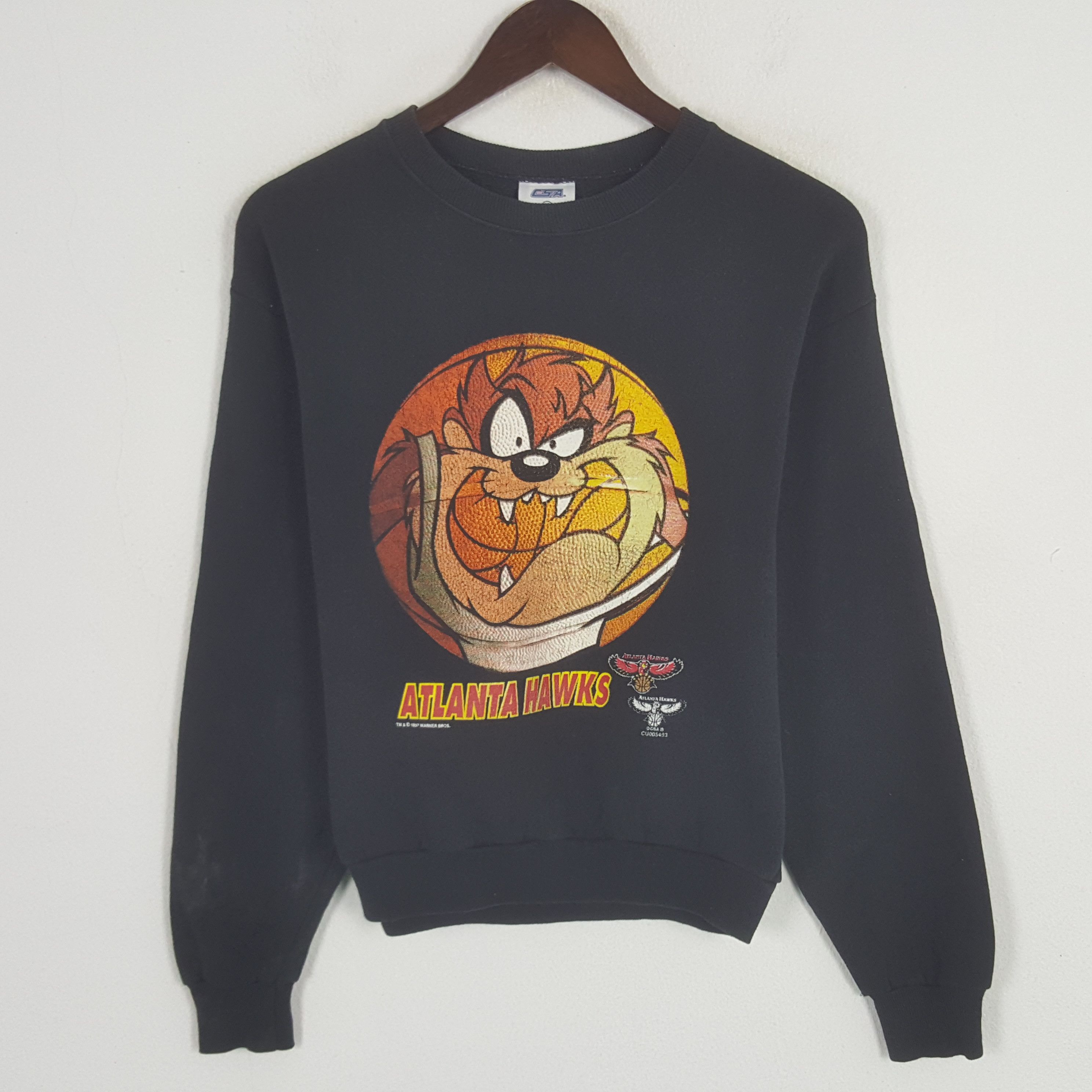 CSA × Vintage Vintage Atlanta Hawks Sweatshirt Size S / US 4 / IT 40 - 1 Thumbnail