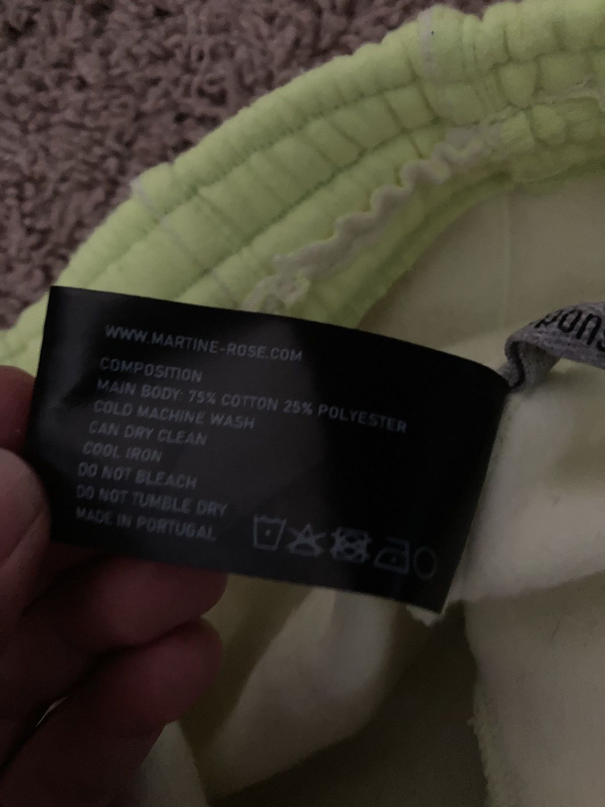 Martine Rose New AW20 Martine Rose Volt Brick Road Sweatpants Green 2020 Size US 32 / EU 48 - 8 Thumbnail