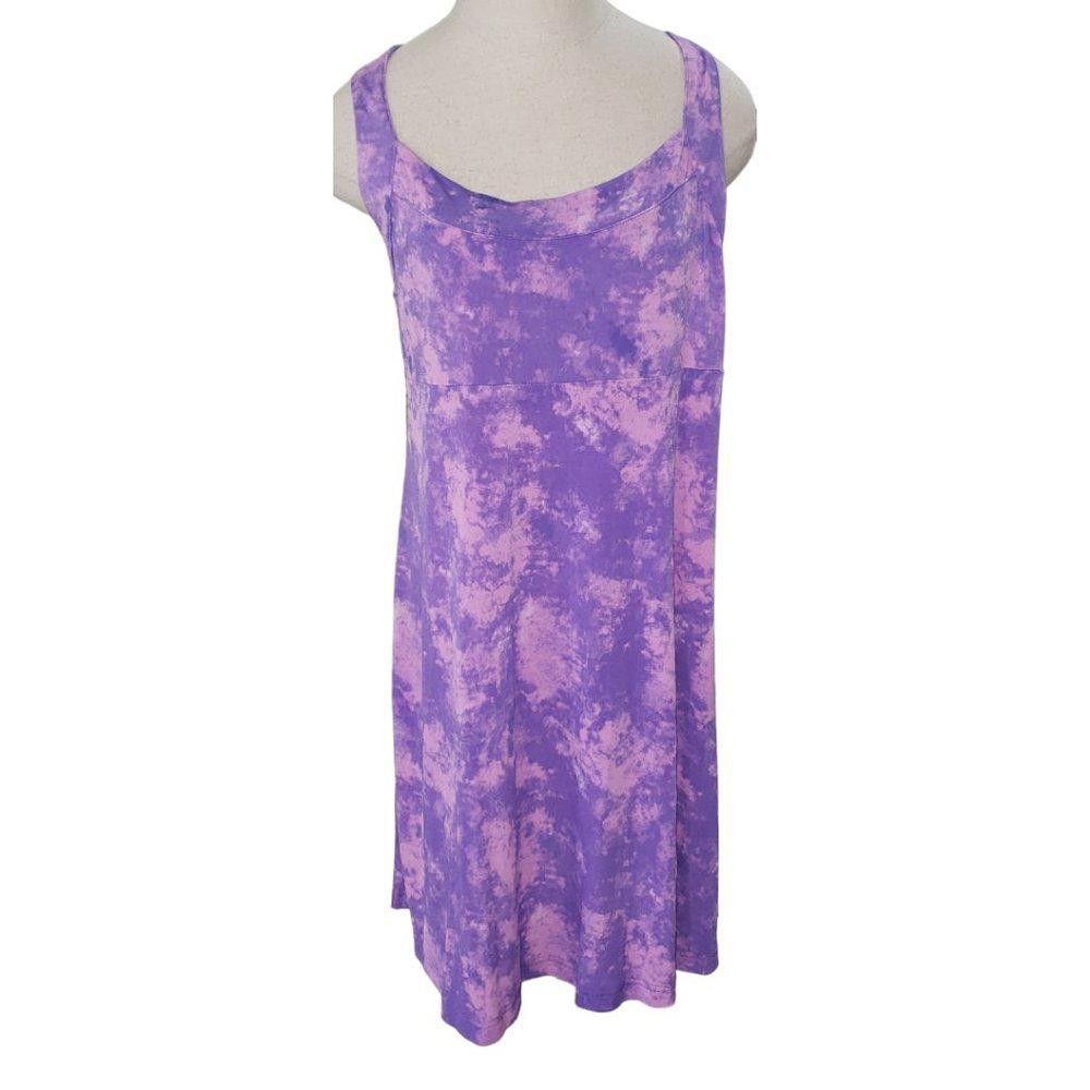 Tek Gear CT505 Tek Gear Purple Tie Dye Sleeveless Athletic Dress XL Size XL / US 12-14 / IT 48-50 - 1 Thumbnail